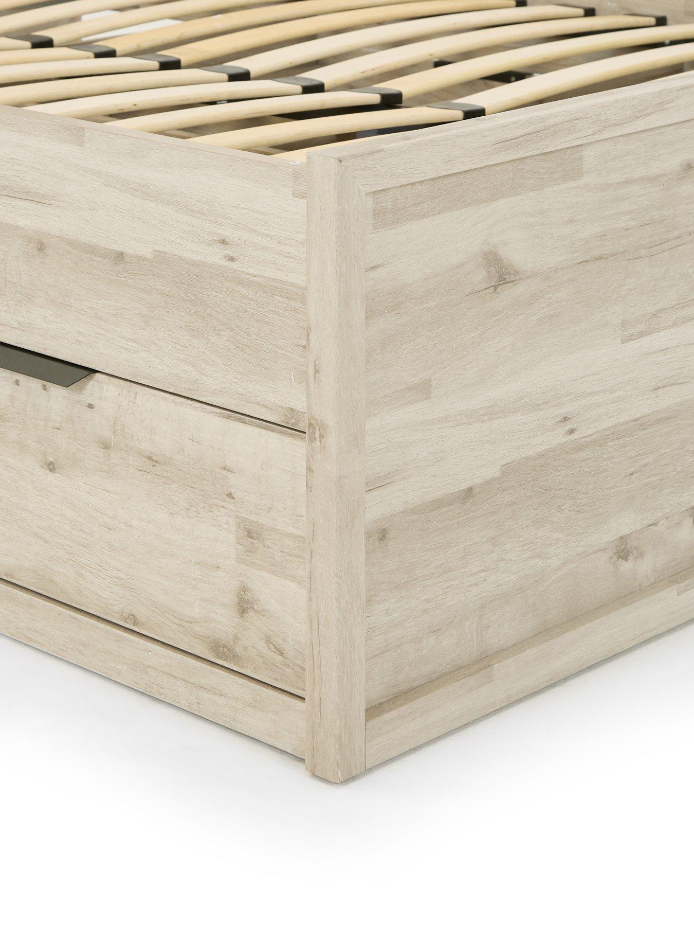 Image 6 of 7 of The Very Collection Harlem Storage Bed with Mattress Options (Buy &amp; SAVE!) - Grey Oak -&nbsp;FSC&reg; Certified