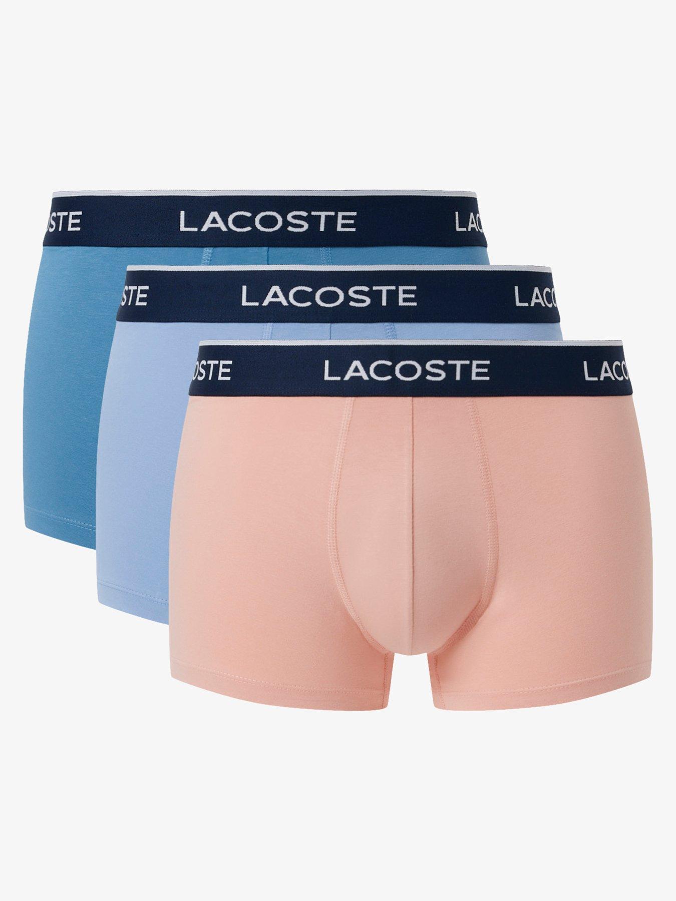 Lacoste 3 Pack Cotton Trunks