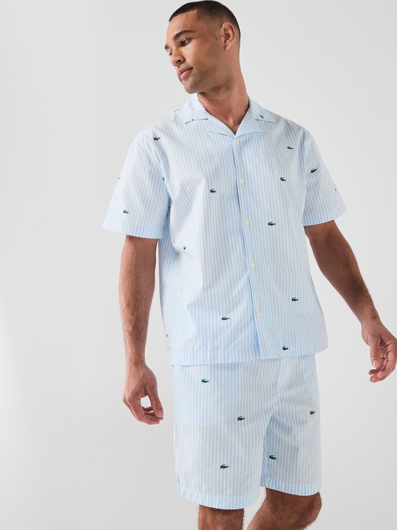 Image 1 of 6 of Lacoste Pyjama Set - Light Blue