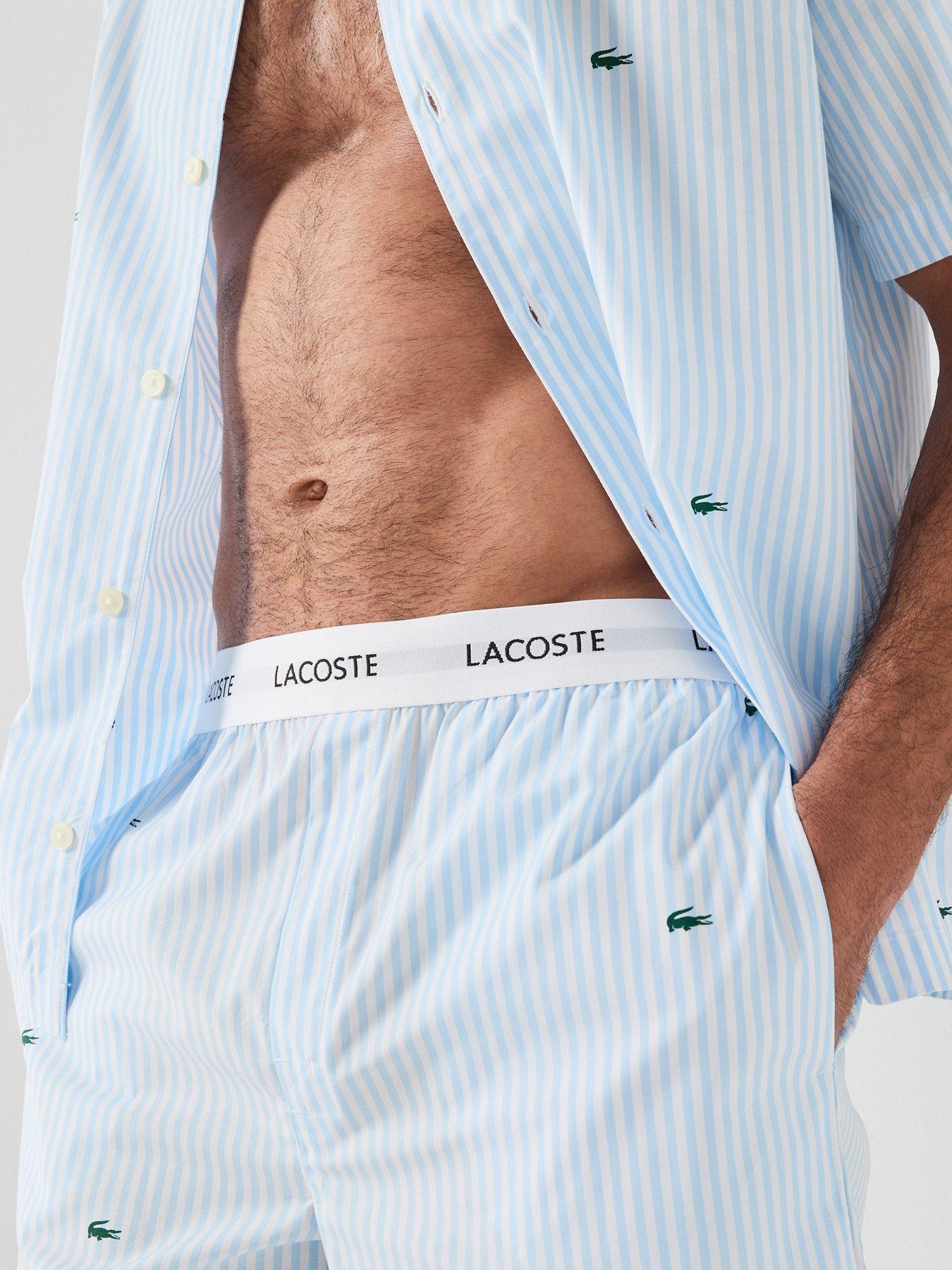 Image 5 of 6 of Lacoste Pyjama Set - Light Blue