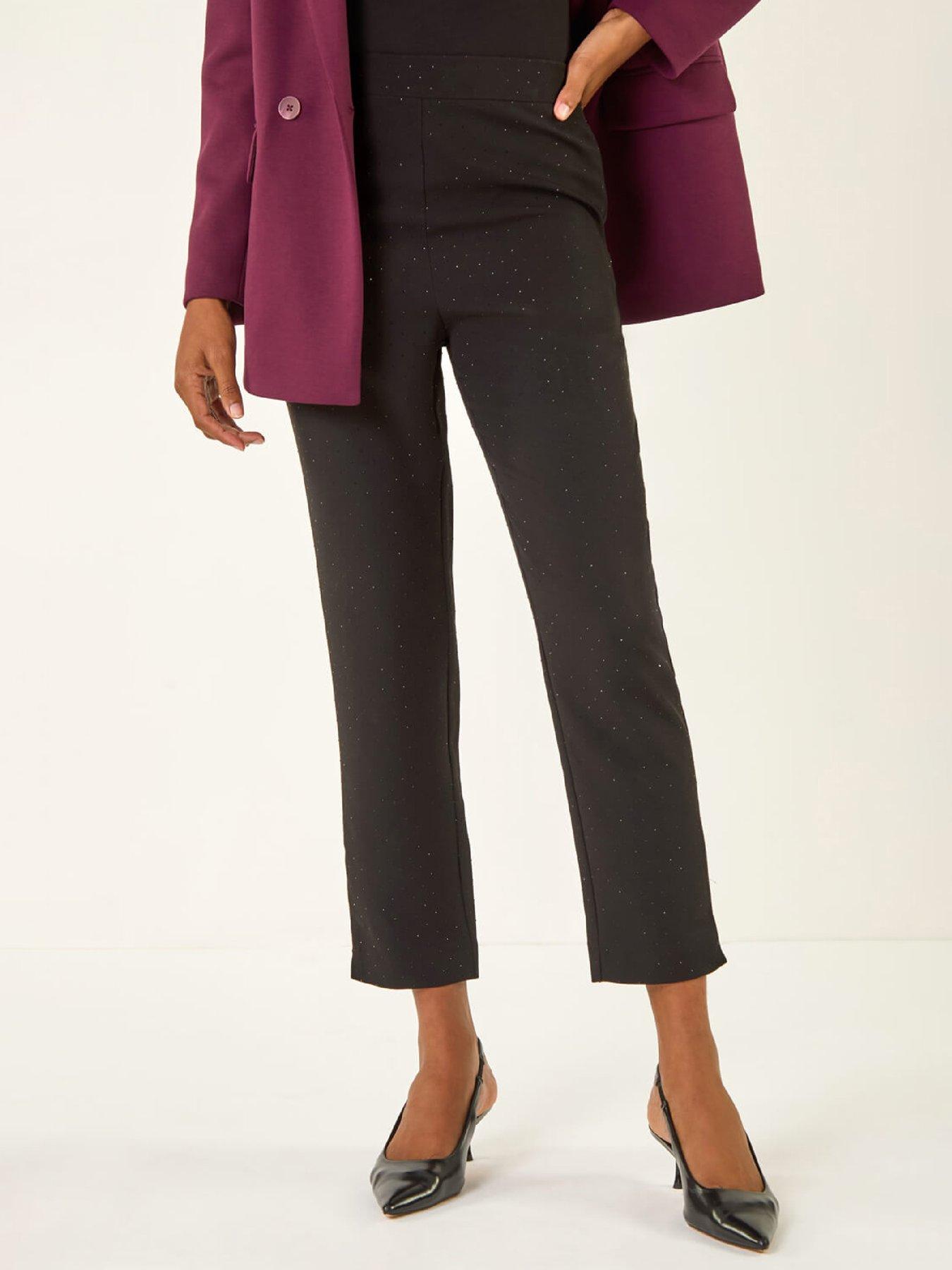 Roman Diamante Stretch Trousers