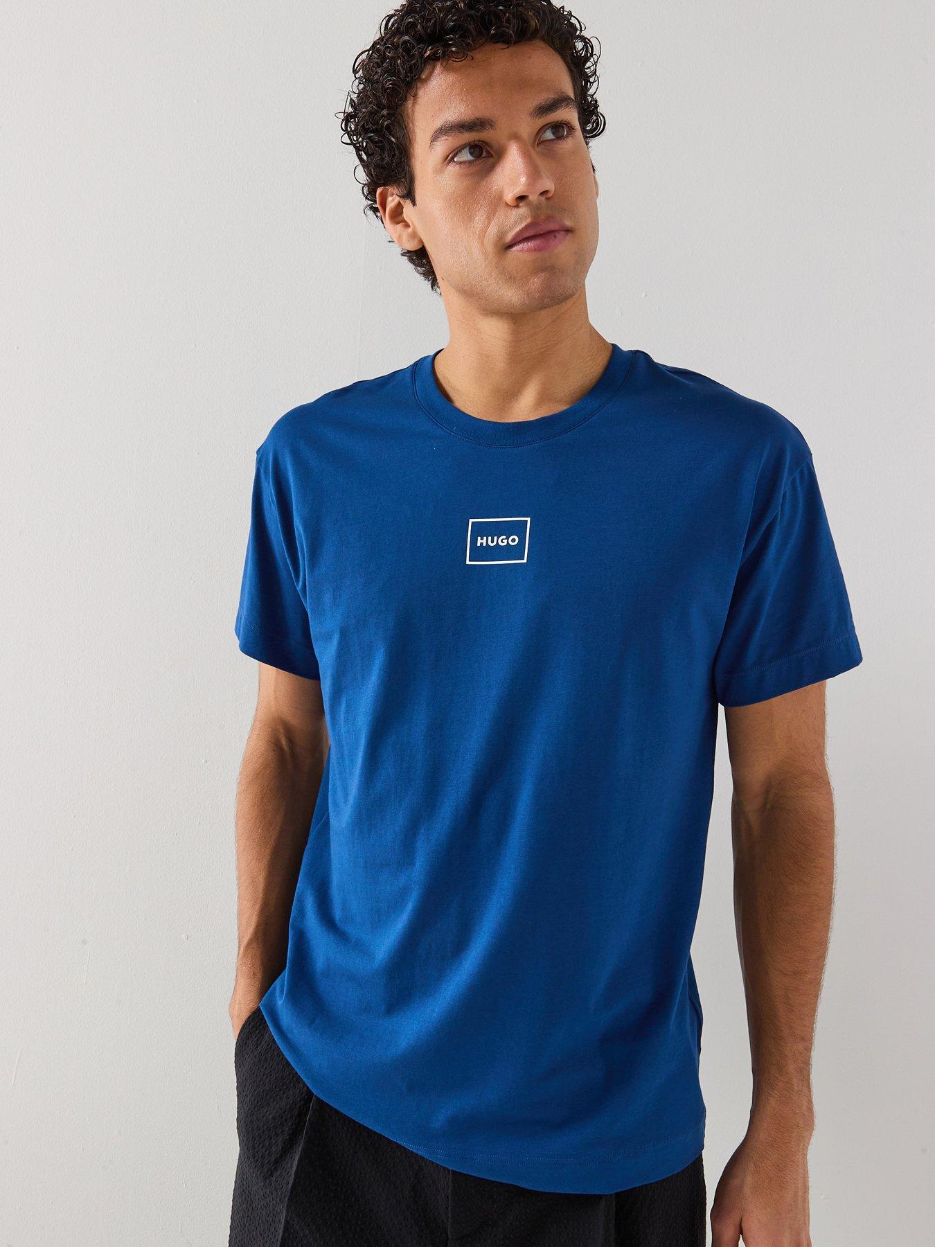 HUGO: Bodywear Laze Relaxed Fit Loungewear T-Shirt - Blue