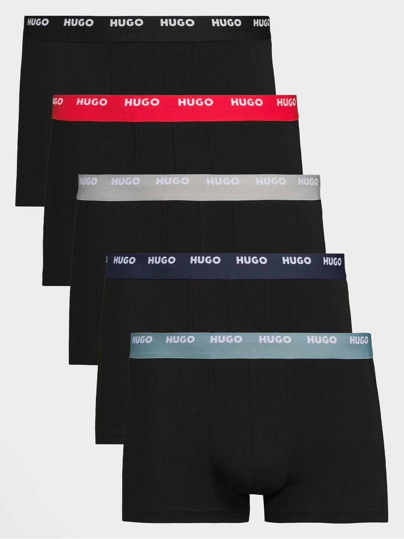 HUGO: Bodywear 5 Pack Trunks - Black