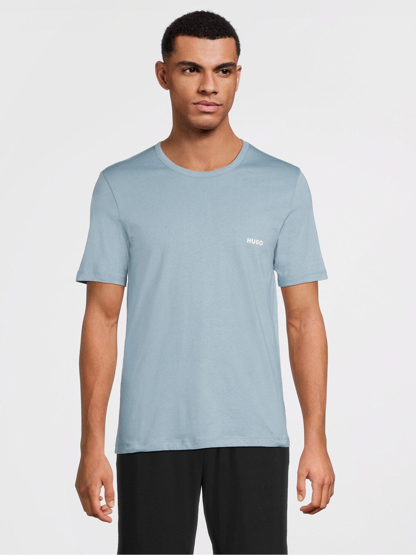 Image 2 of 5 of HUGO Bodywear Triplet 3 Pack Loungewear T-Shirts - Assorted