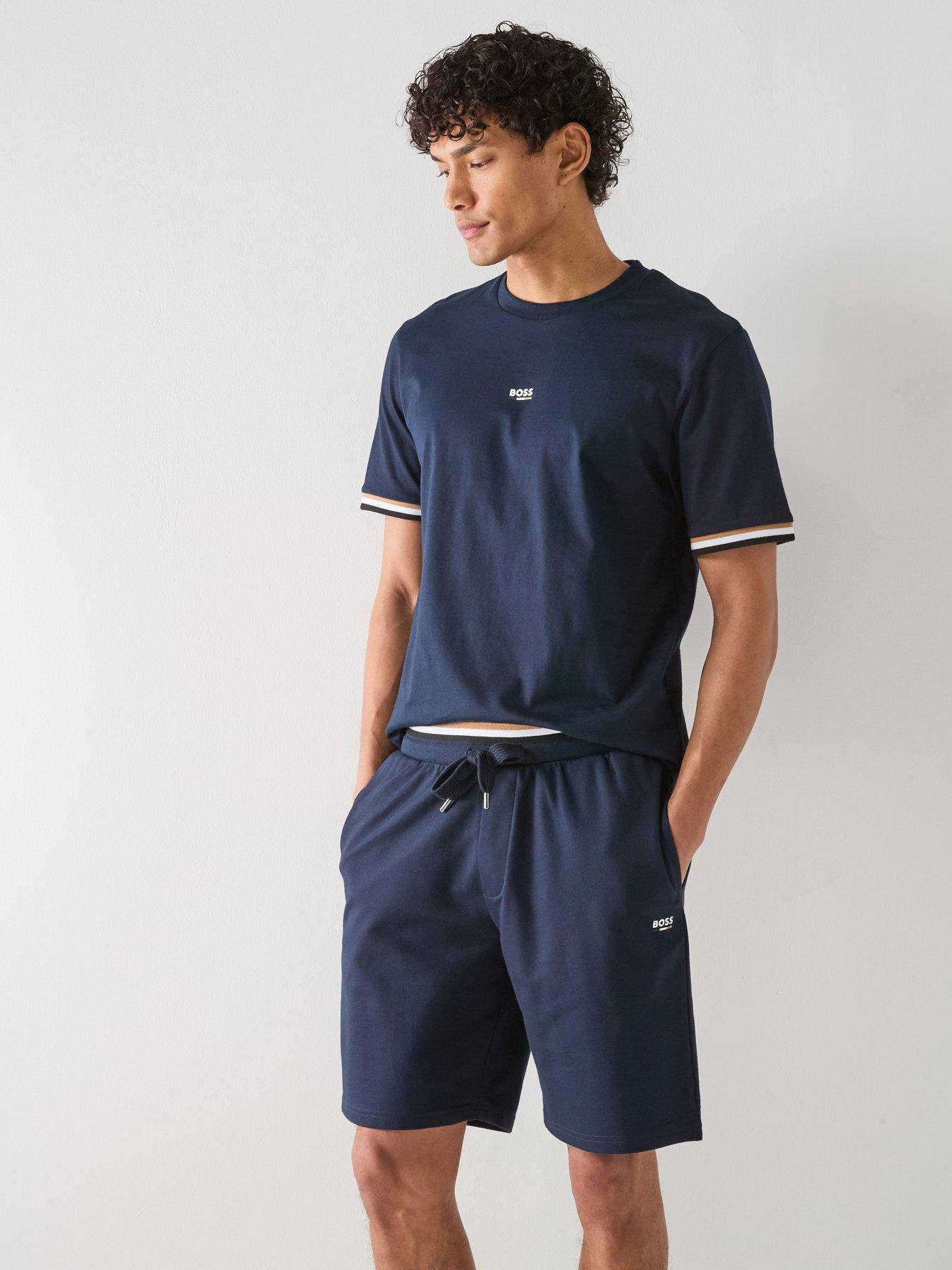 Image 1 of 5 of BOSS Iconic Loungewear T-Shirt - Navy