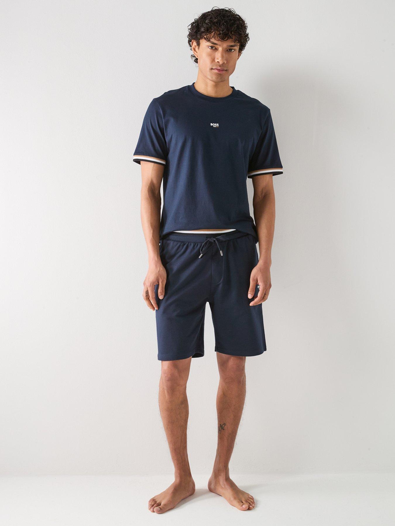 Image 3 of 5 of BOSS Iconic Loungewear T-Shirt - Navy