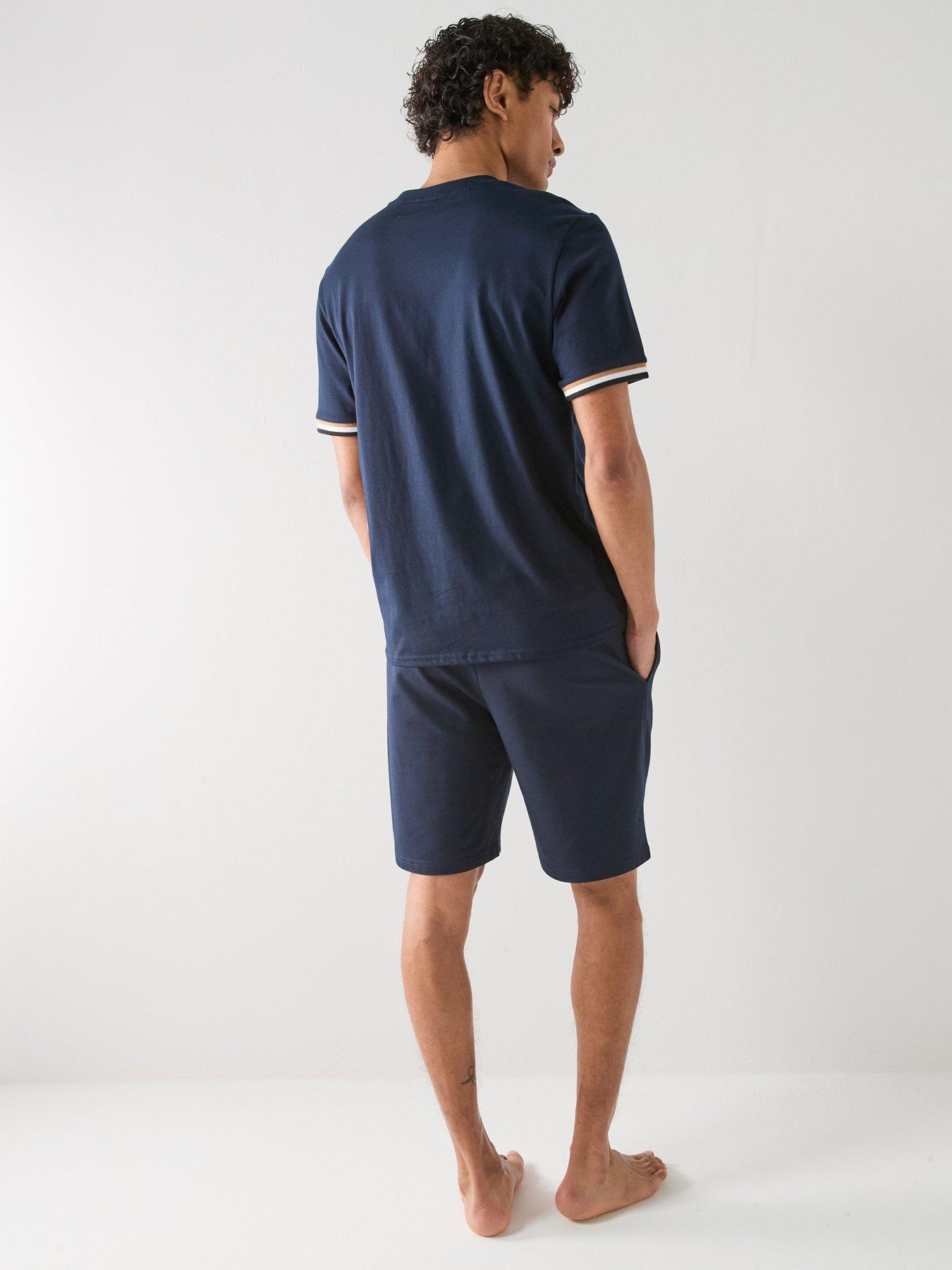 Image 5 of 5 of BOSS Iconic Loungewear T-Shirt - Navy