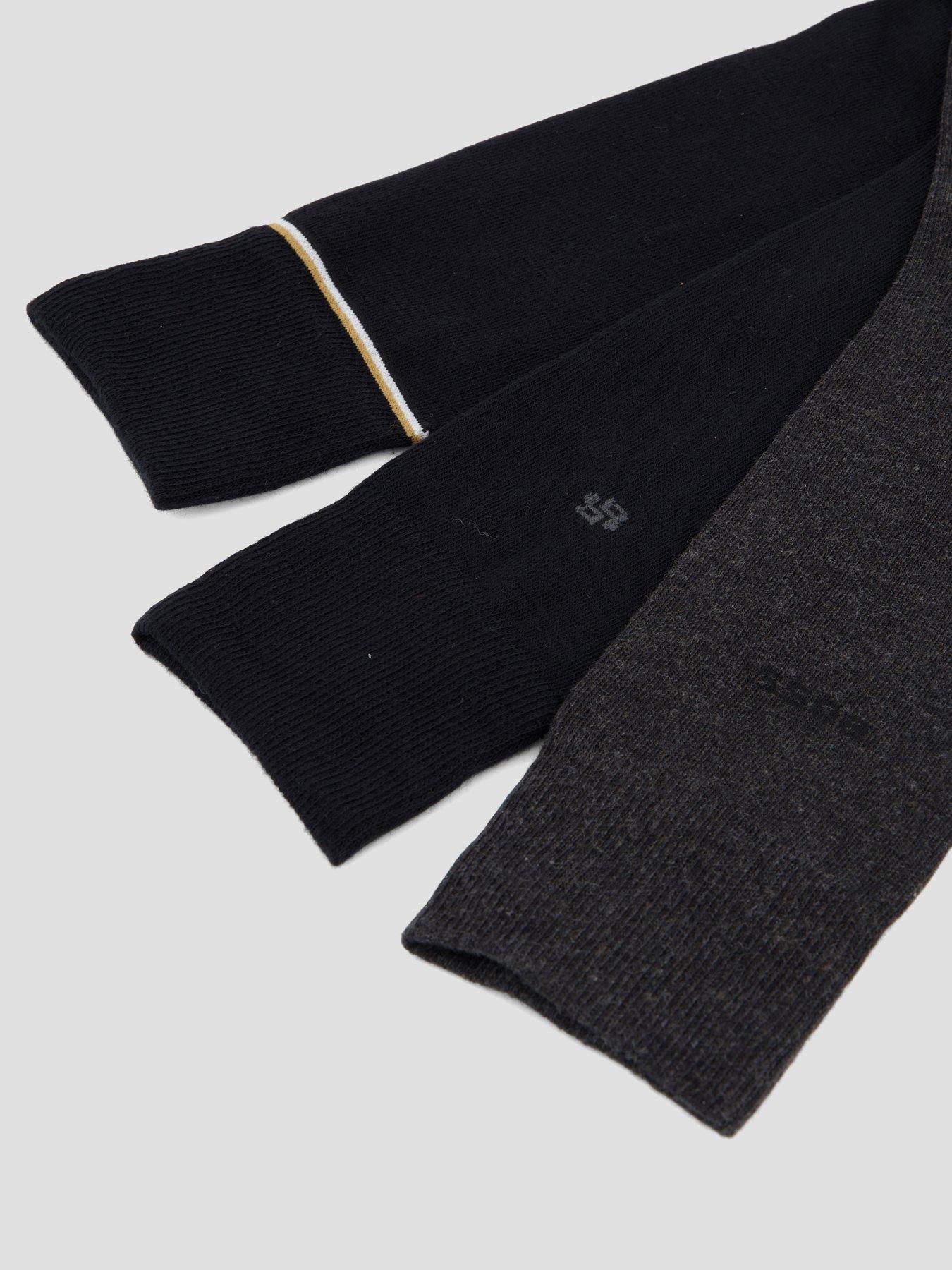 Image 4 of 5 of BOSS 3P Gift Box Crew Socks - Black