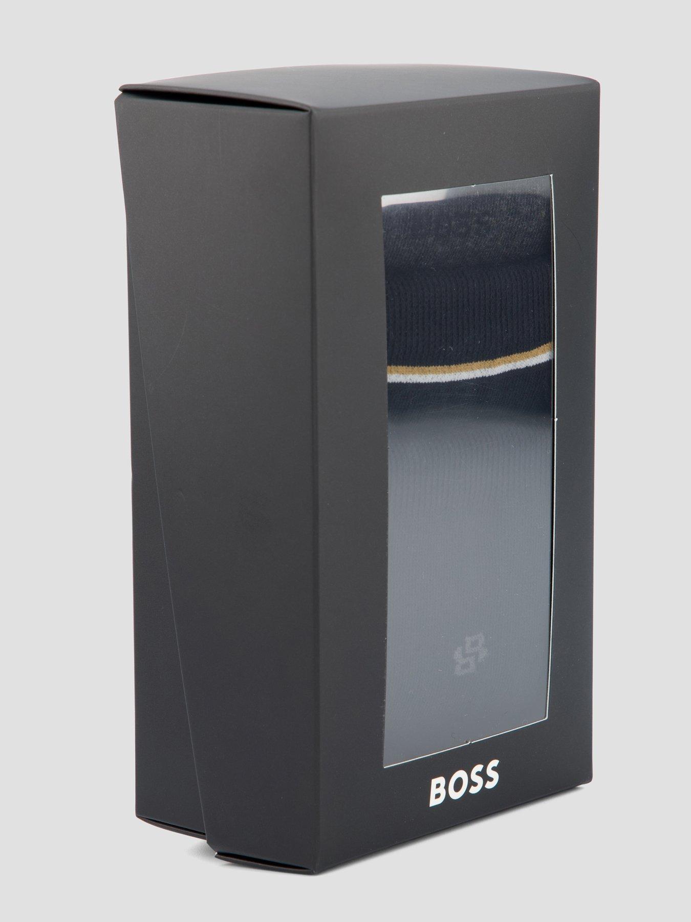 Image 5 of 5 of BOSS 3P Gift Box Crew Socks - Black