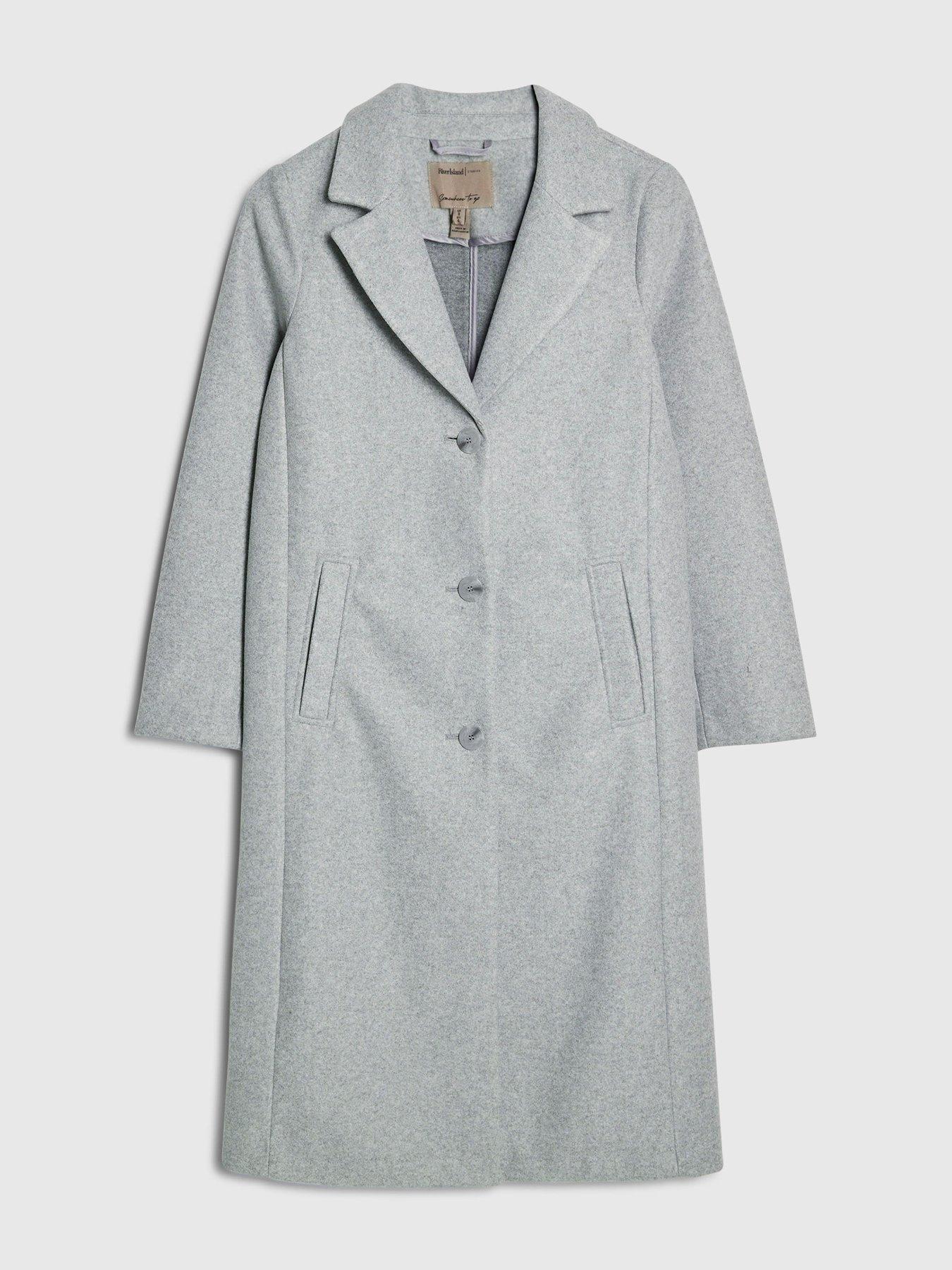 Image 6 of 6 of River Island Unlined Core SB Coat - Grey