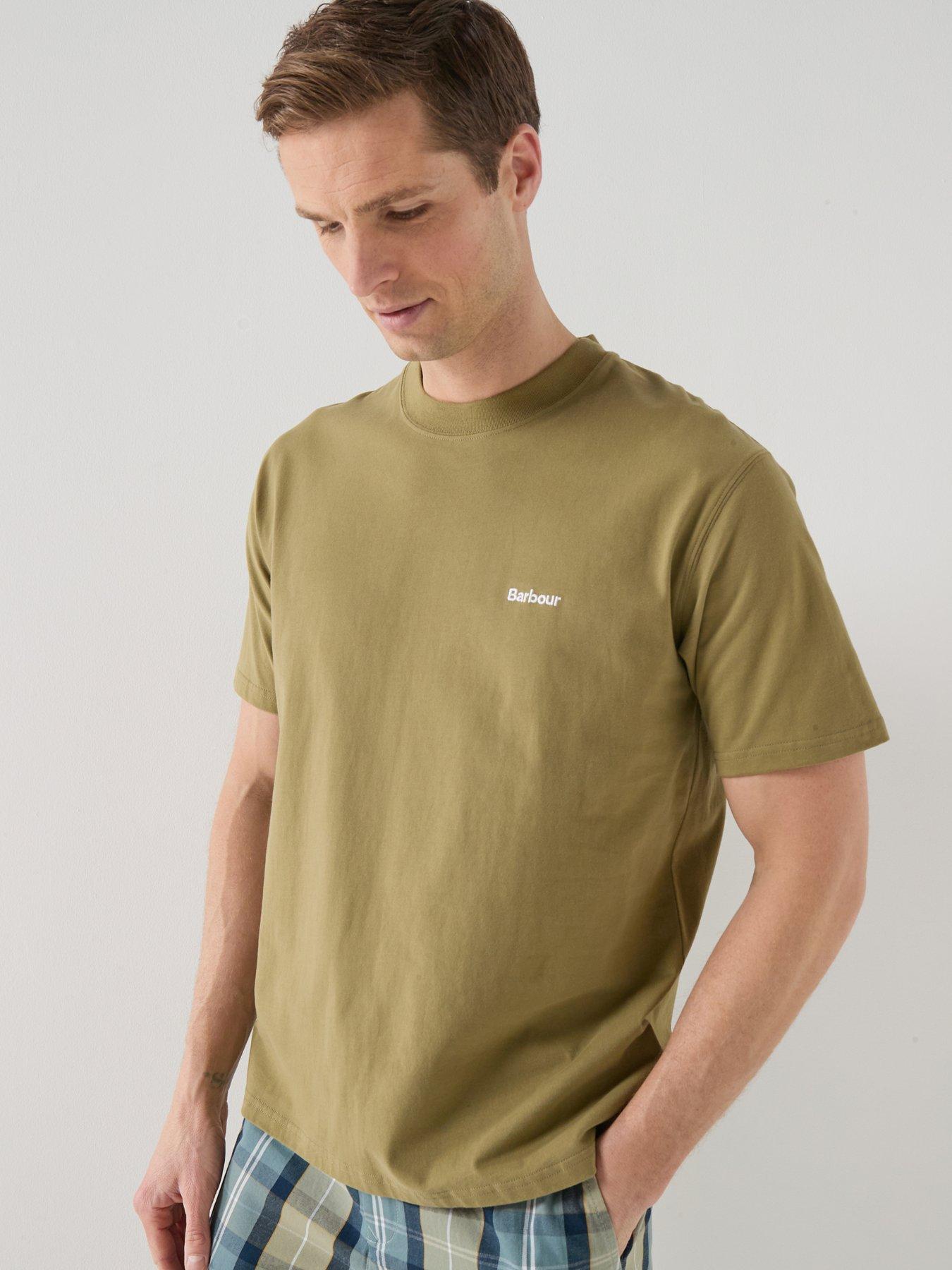 Barbour Dalton Logo Relaxed T-Shirt - Khaki
