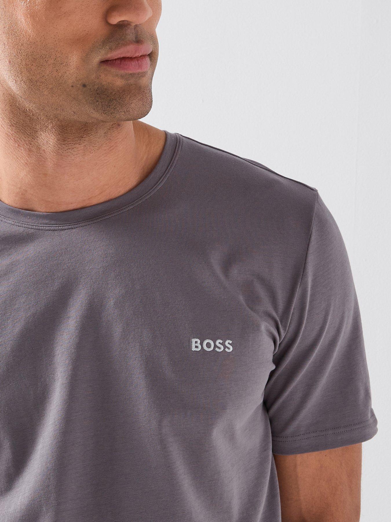 Image 4 of 5 of BOSS Mix &amp; Match Loungewear T-Shirt - Dark Grey