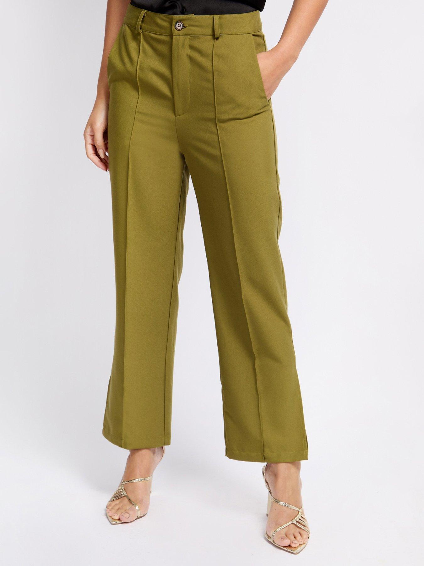Little Mistress Olive Trousers - Green