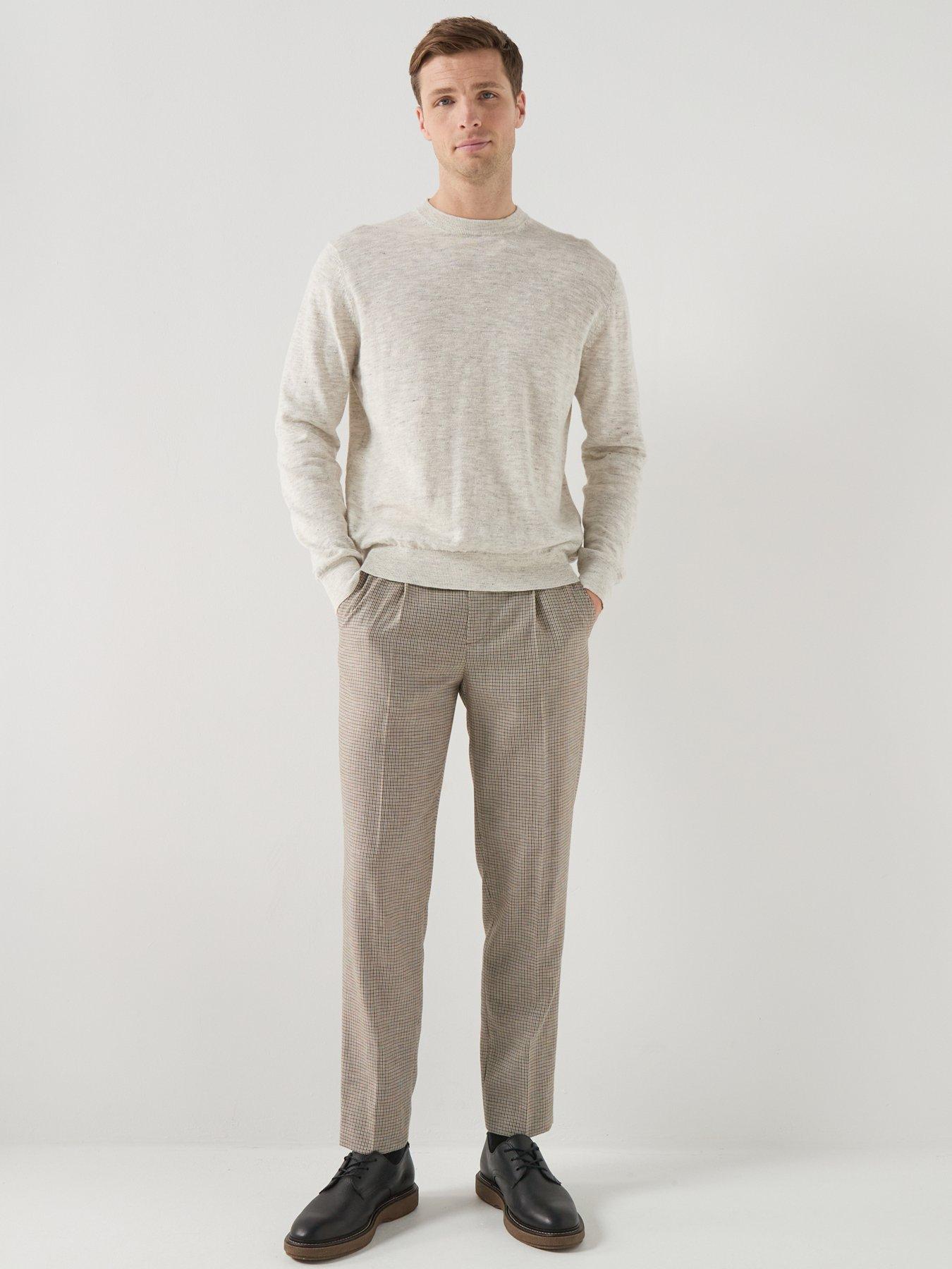 Image 3 of 6 of Barbour Barbour Forstone Houndstooth Trousers - Grey