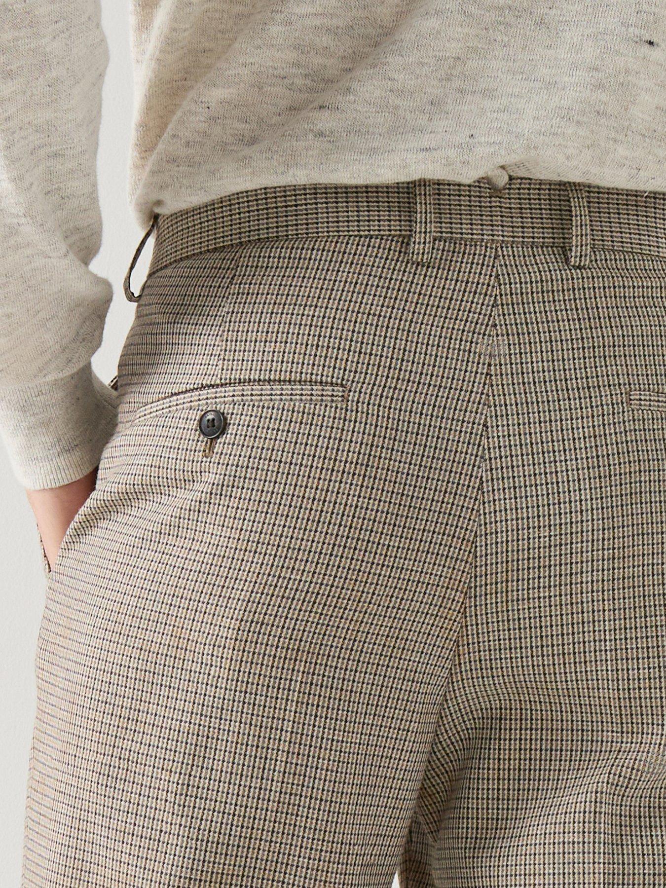 Image 6 of 6 of Barbour Barbour Forstone Houndstooth Trousers - Grey