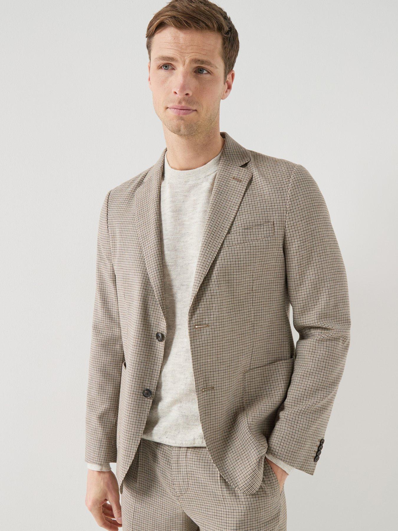 Barbour: Forstone Houndstooth Blazer - Grey