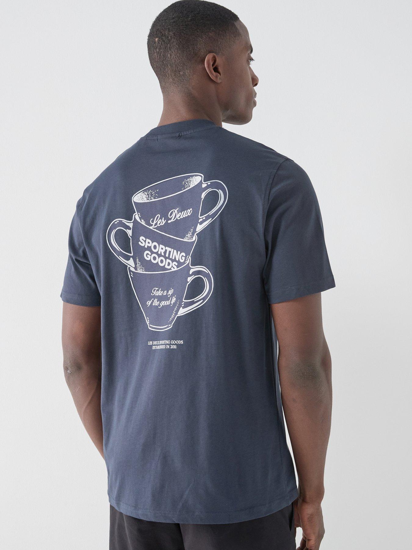 Image 1 of 5 of Les Deux Ben Artist Back Graphic T-Shirt - Navy