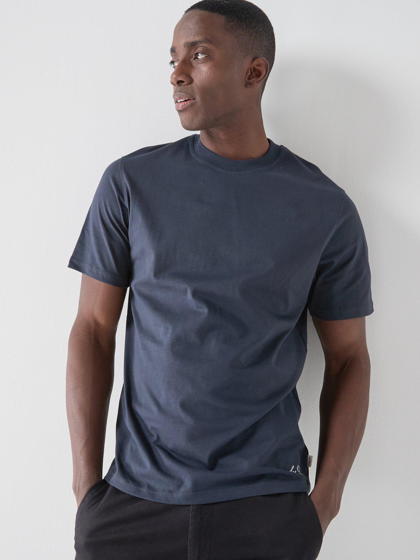 Image 2 of 5 of Les Deux Ben Artist Back Graphic T-Shirt - Navy
