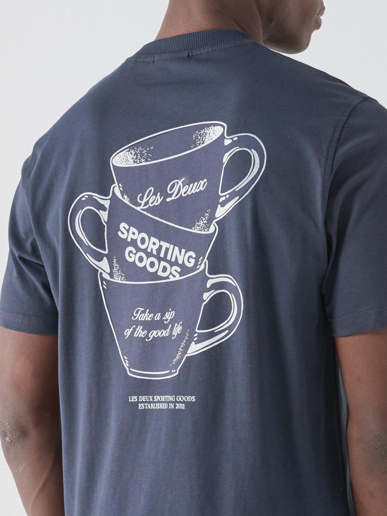 Image 4 of 5 of Les Deux Ben Artist Back Graphic T-Shirt - Navy
