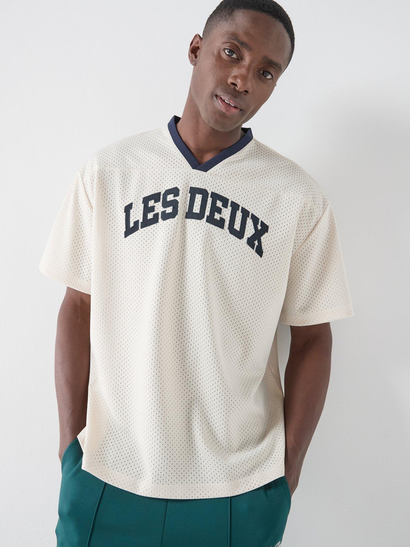 Les Deux Bronson Mesh T-Shirt - Off White
