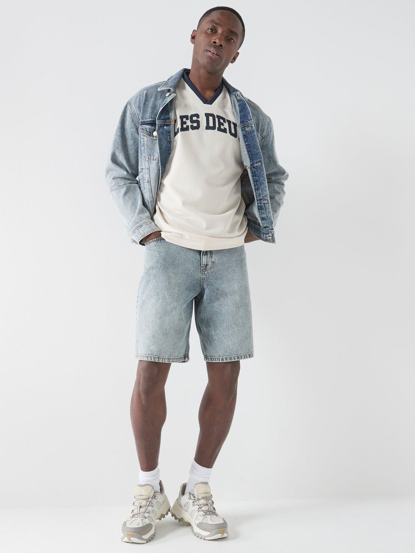 Image 3 of 6 of Les Deux Bronson Mesh T-Shirt - Off White