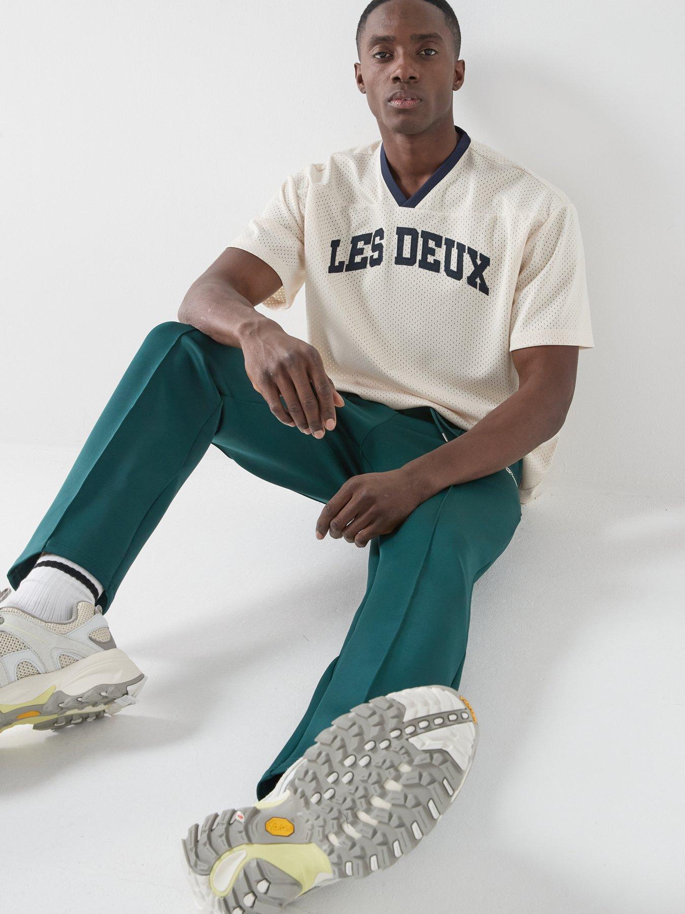 Image 4 of 6 of Les Deux Bronson Mesh T-Shirt - Off White