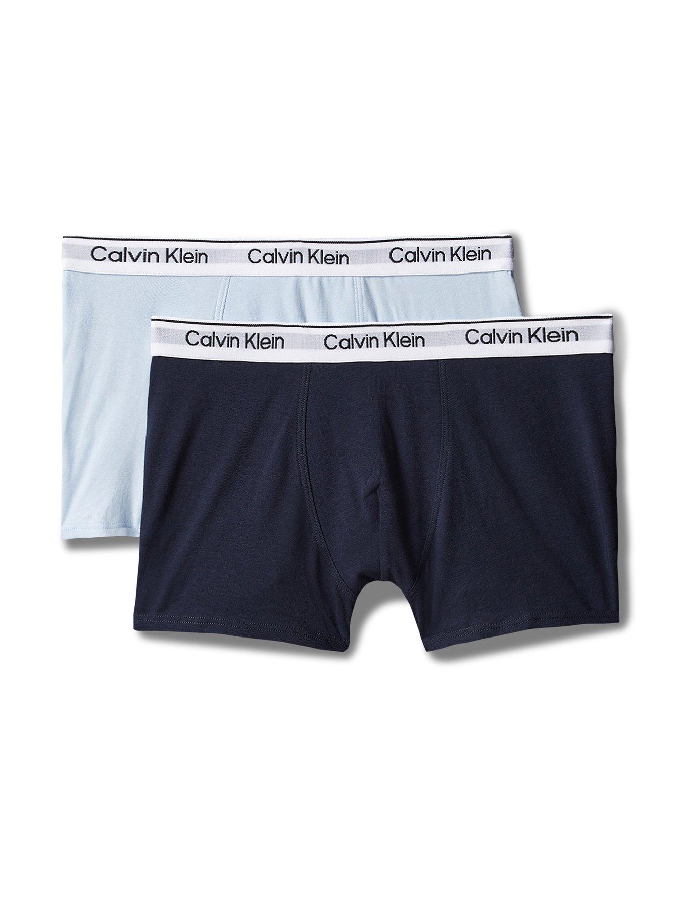 Calvin Klein Boys 2 Pack Modern Cotton Trunks - Multi