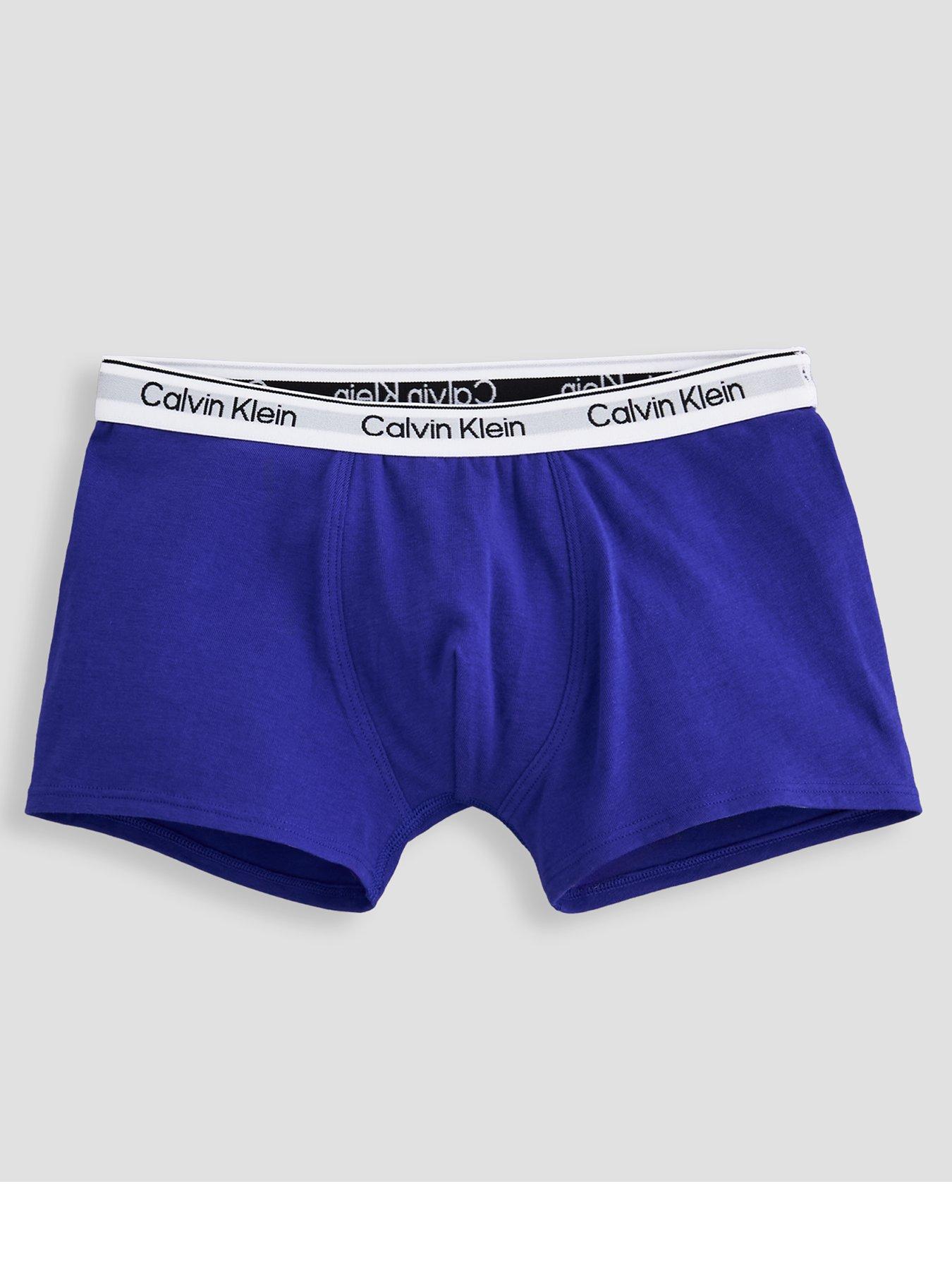 Image 2 of 4 of Calvin Klein Boys 2 Pack Modern Cotton Trunk - Multi