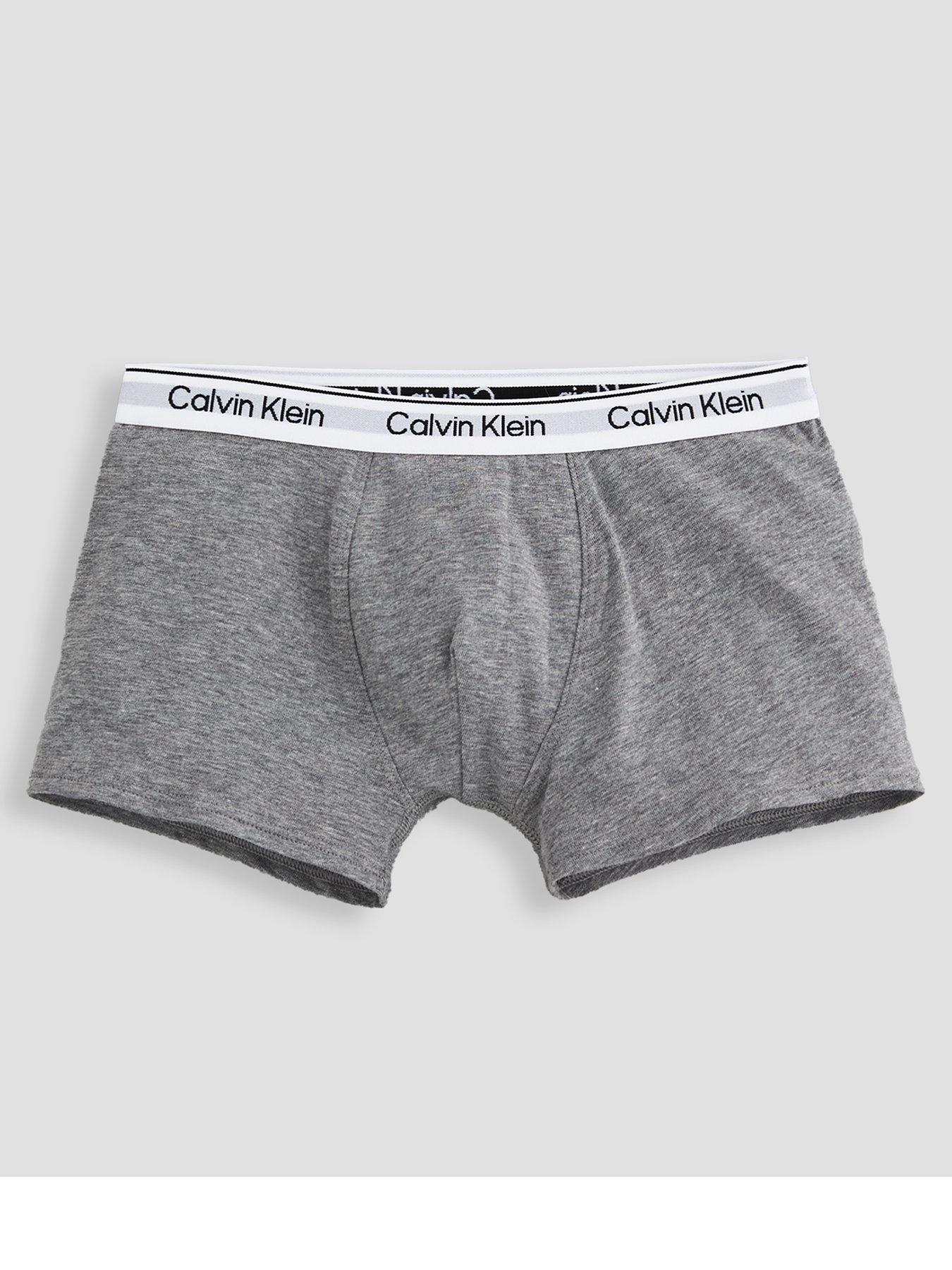 Image 3 of 4 of Calvin Klein Boys 2 Pack Modern Cotton Trunk - Multi