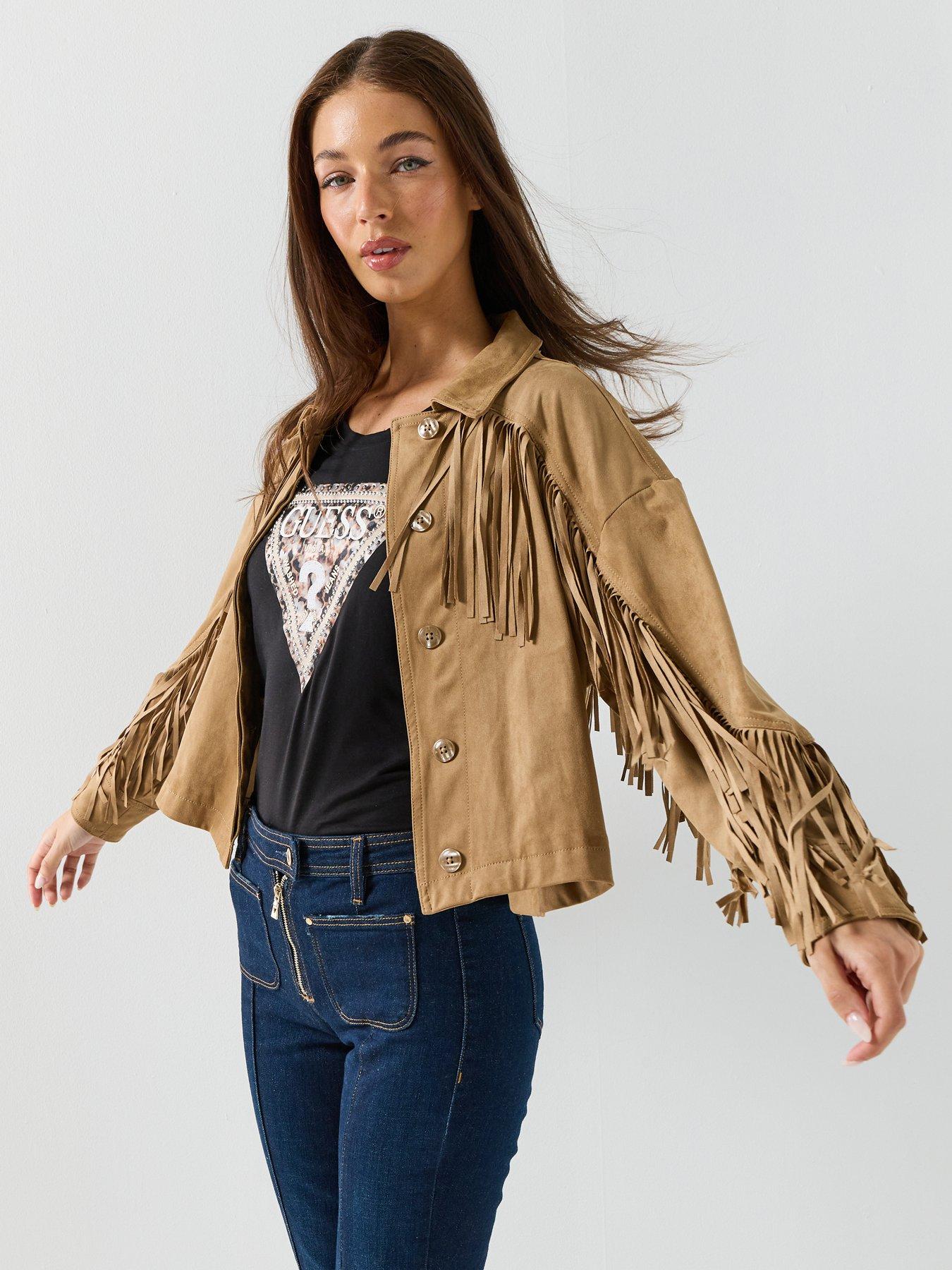 Image 5 of 5 of Guess Short Sleeve Leo Triangle T-Shirt - Black