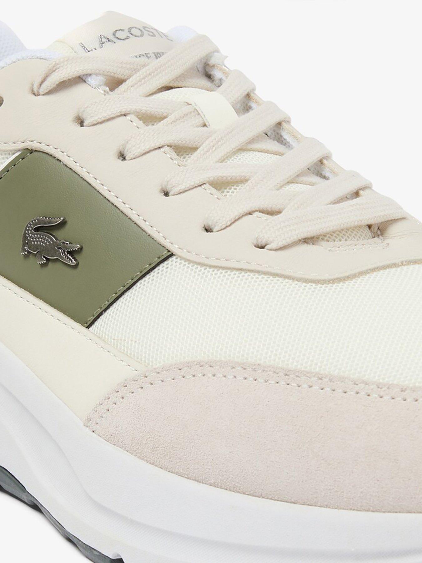 Image 6 of 6 of Lacoste Run Set Trainers - Cream