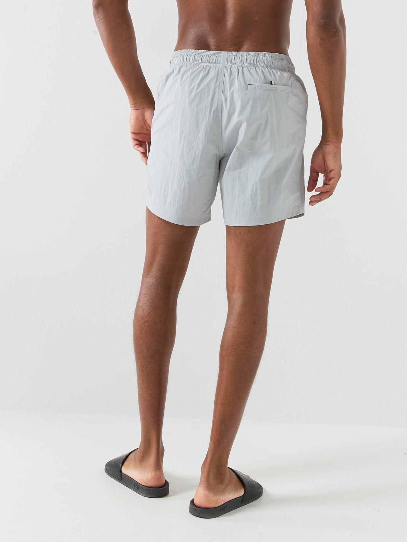 Image 2 of 6 of BOSS Octopus Swim Shorts - Light Grey