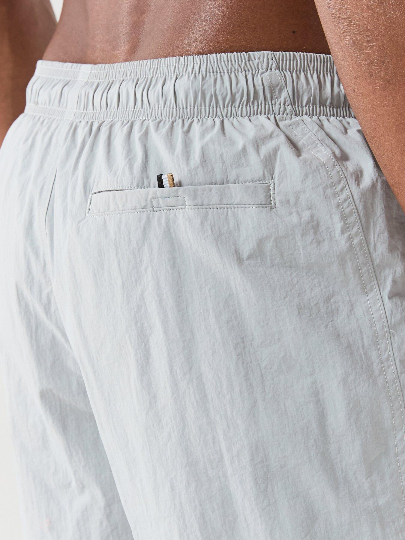Image 6 of 6 of BOSS Octopus Swim Shorts - Light Grey