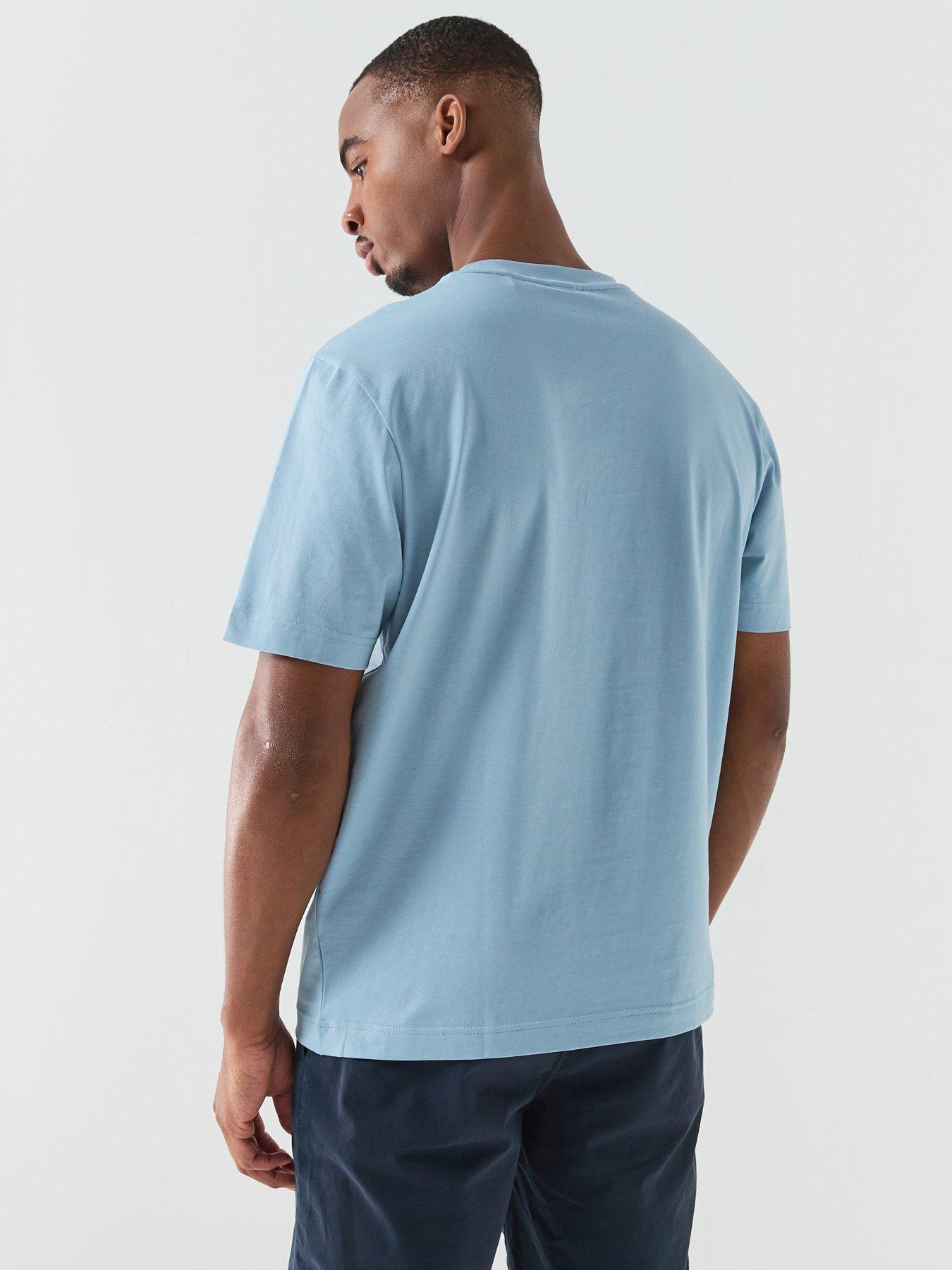 Image 2 of 4 of BOSS Centre Logo T-Shirt - Light Blue