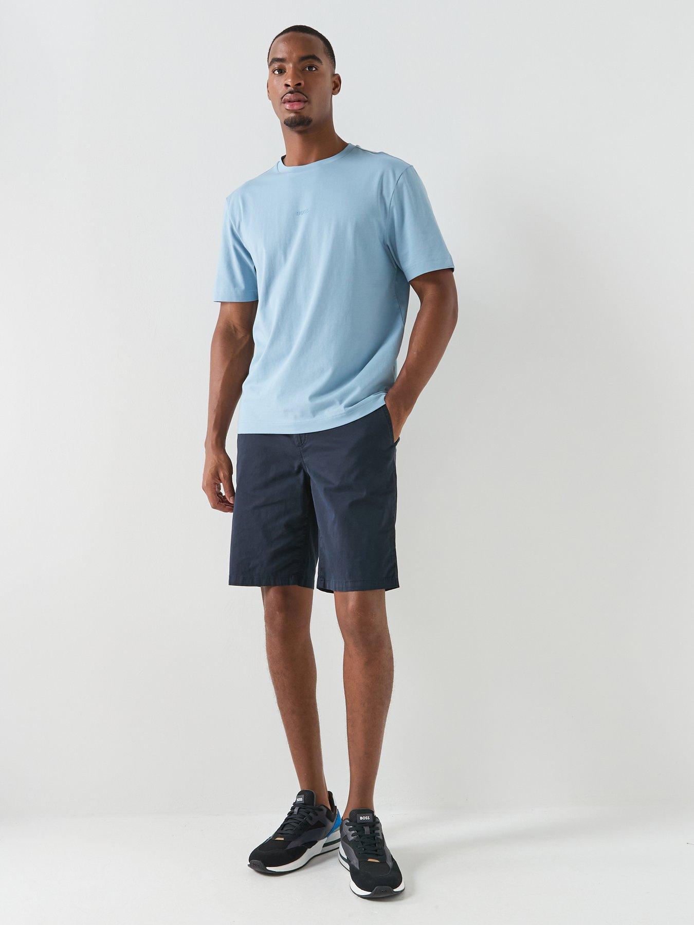 Image 3 of 4 of BOSS Centre Logo T-Shirt - Light Blue