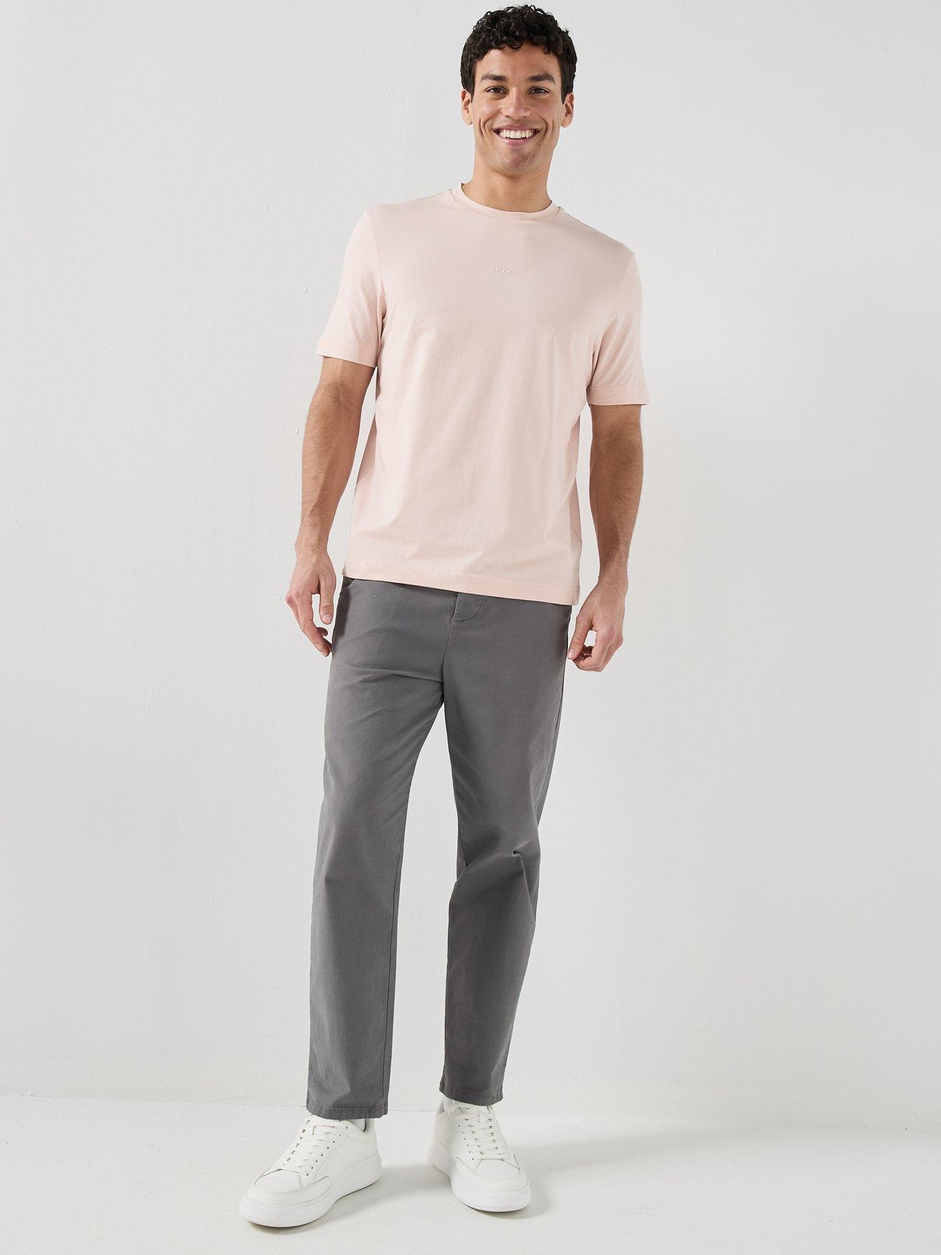 Image 3 of 4 of BOSS Tchup Centre Logo T-Shirt - Light Pink