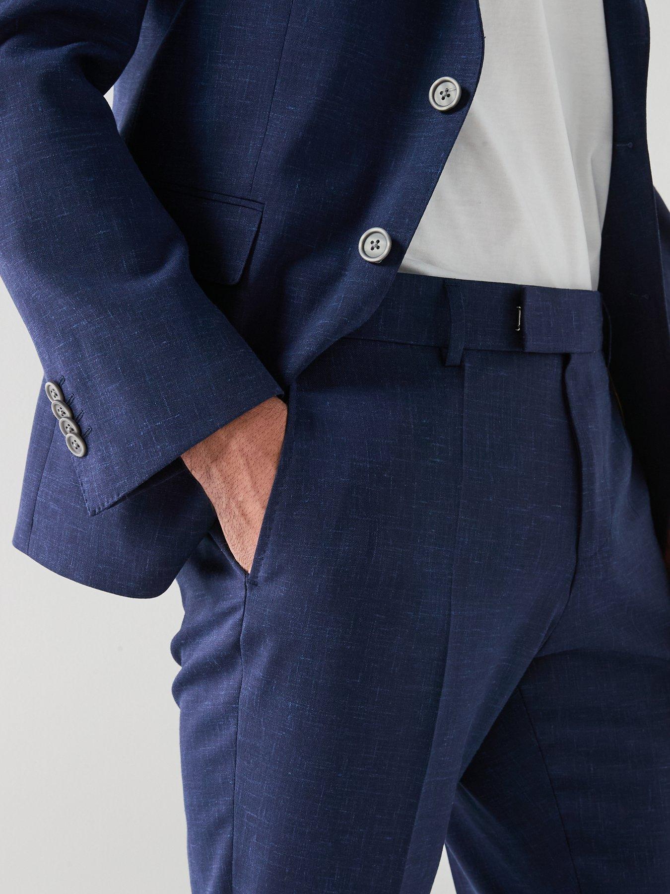 Image 5 of 6 of BOSS 2-Piece Bi-Stretch Slim Fit Suit - Dark Blue