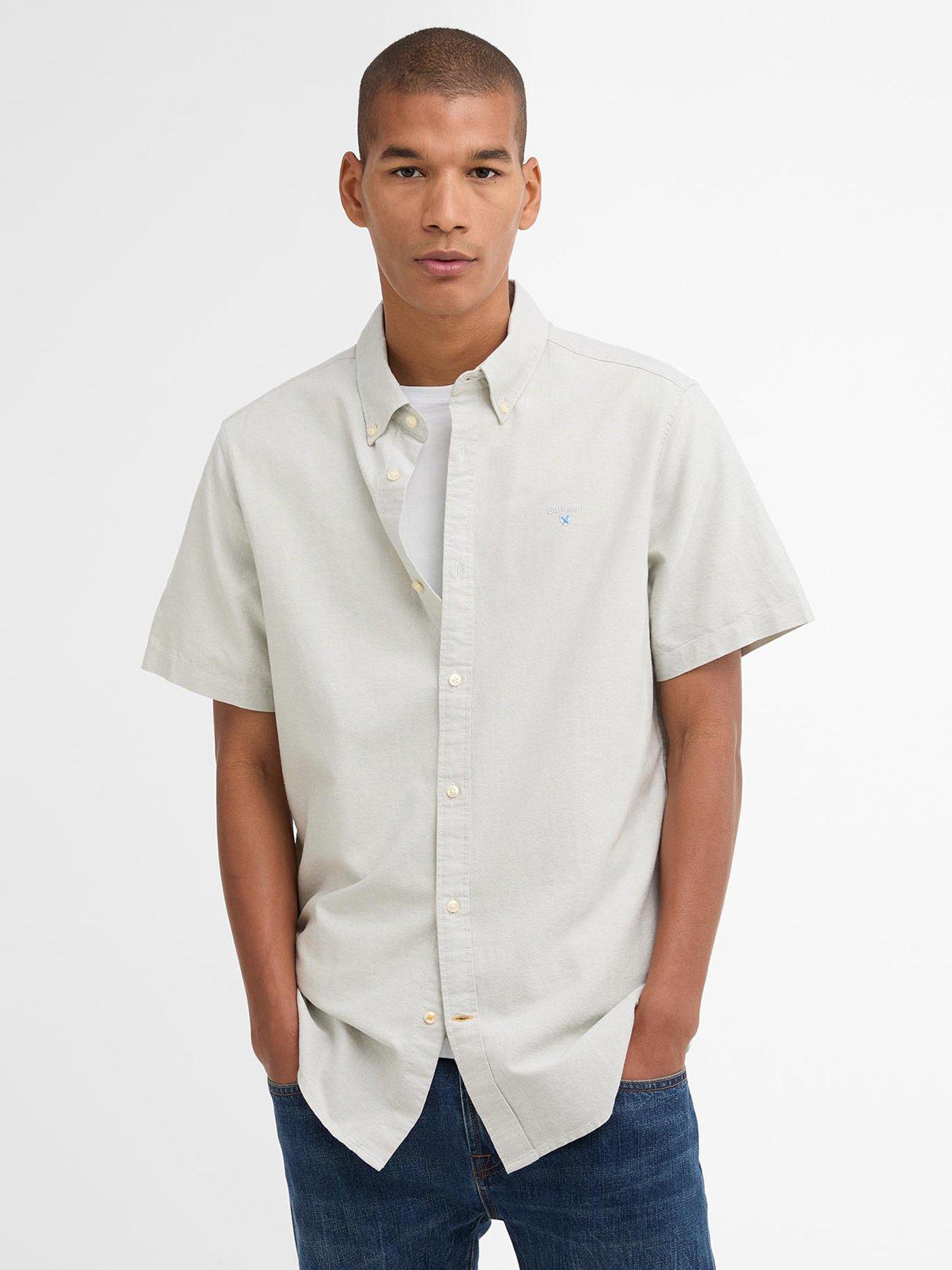 Barbour Barbour Oxtown Short Sleeve Tailored Shirt - Green