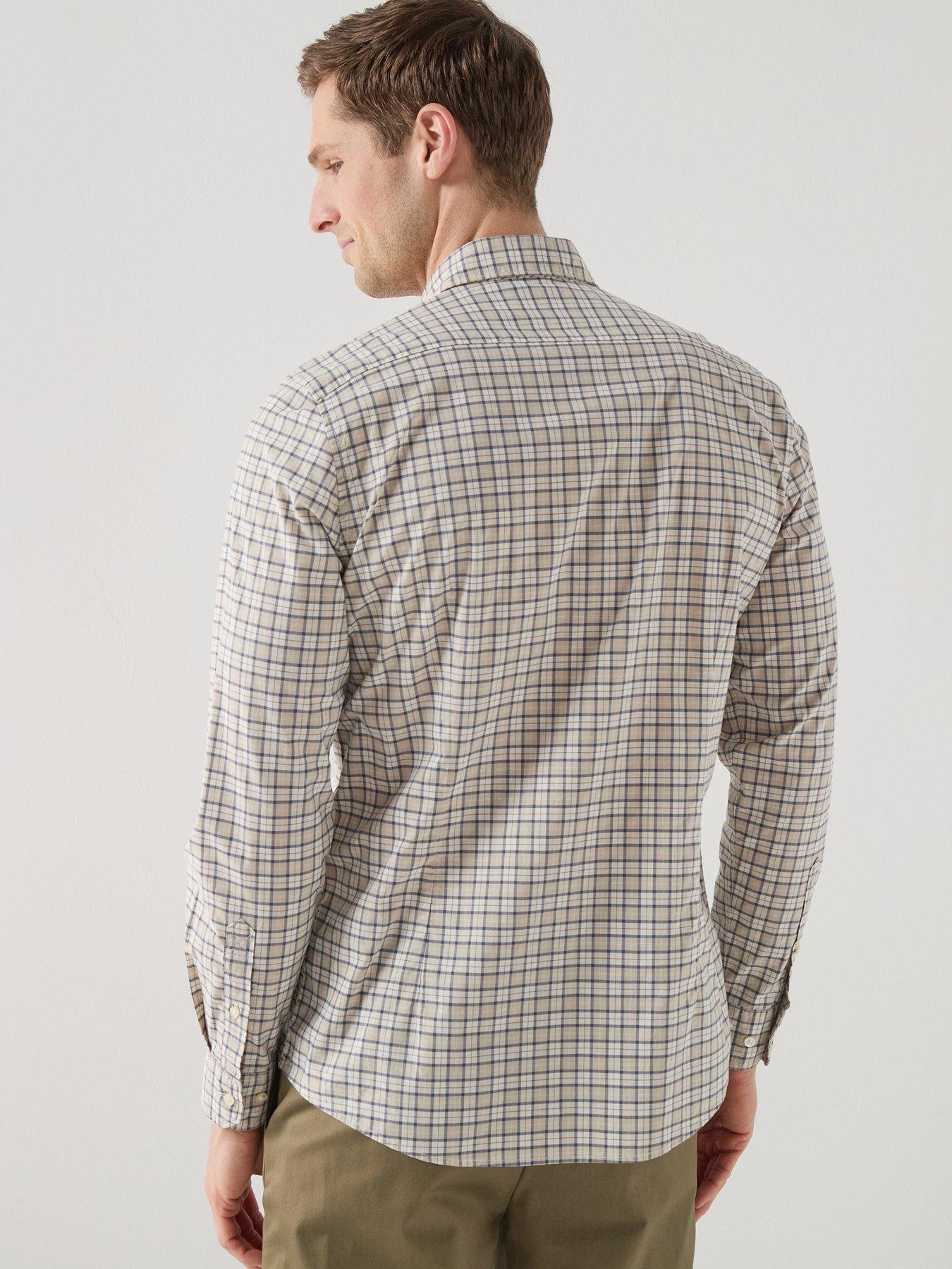 Image 2 of 5 of Barbour Lomond Tailored Tartan Shirt - Beige