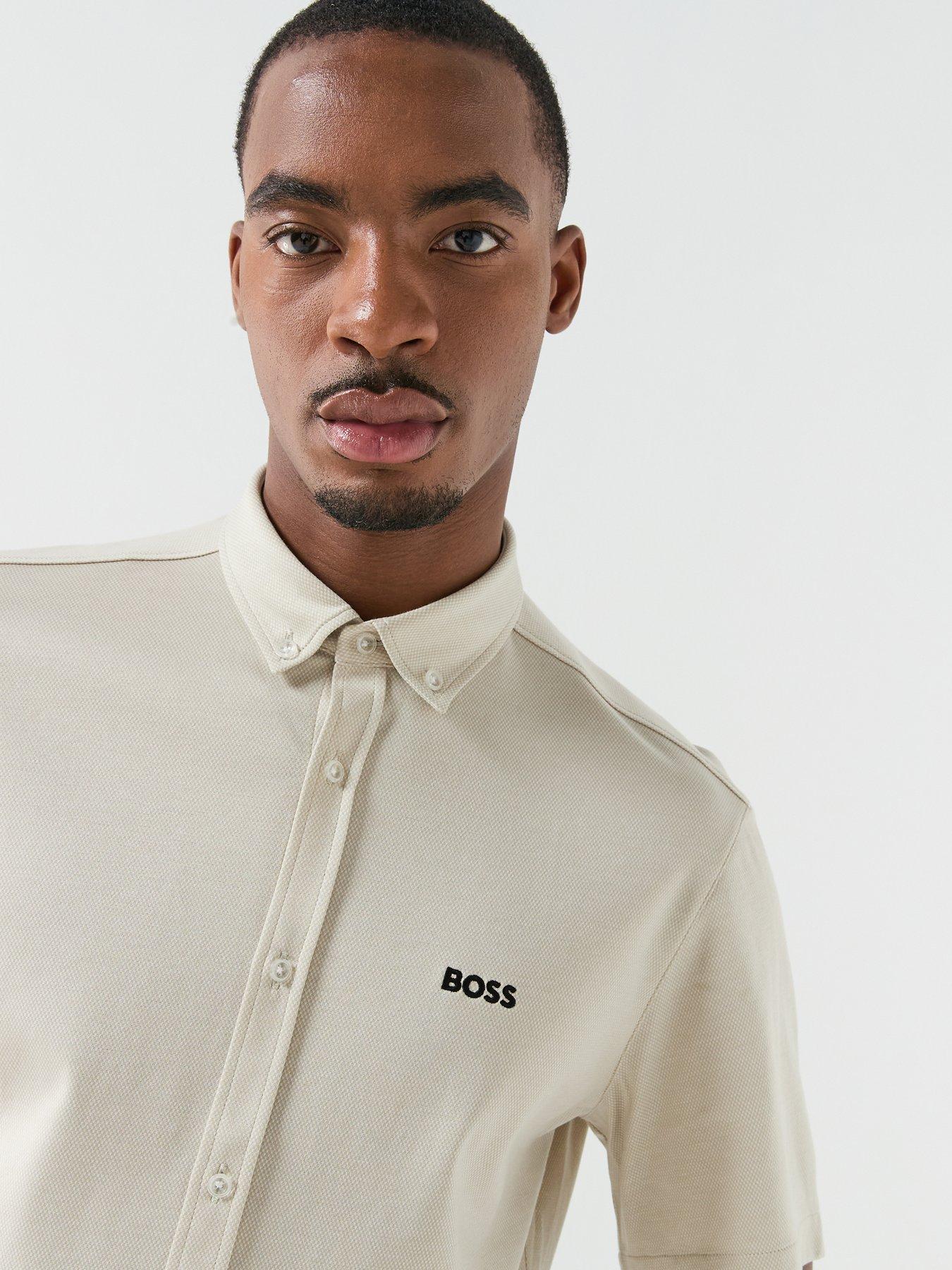 Image 4 of 4 of BOSS St_Motion S Relaxed Fit Shirts - Light Beige