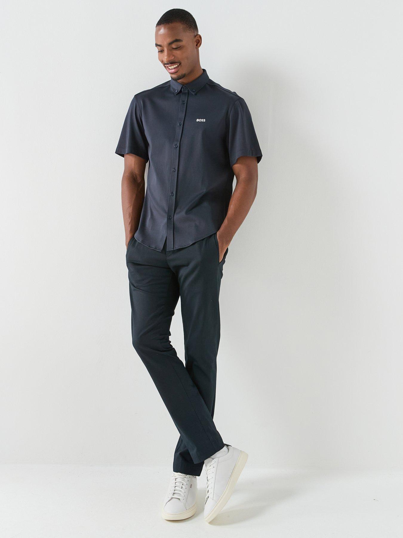 Image 3 of 4 of BOSS St_Motion S Relaxed Fit Shirts - Navy