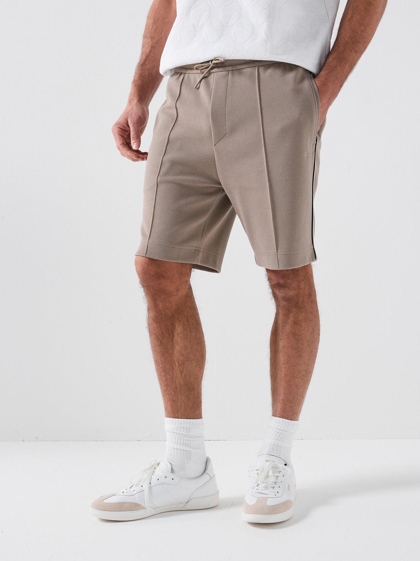 BOSS: Jersey Shorts - Light Khaki