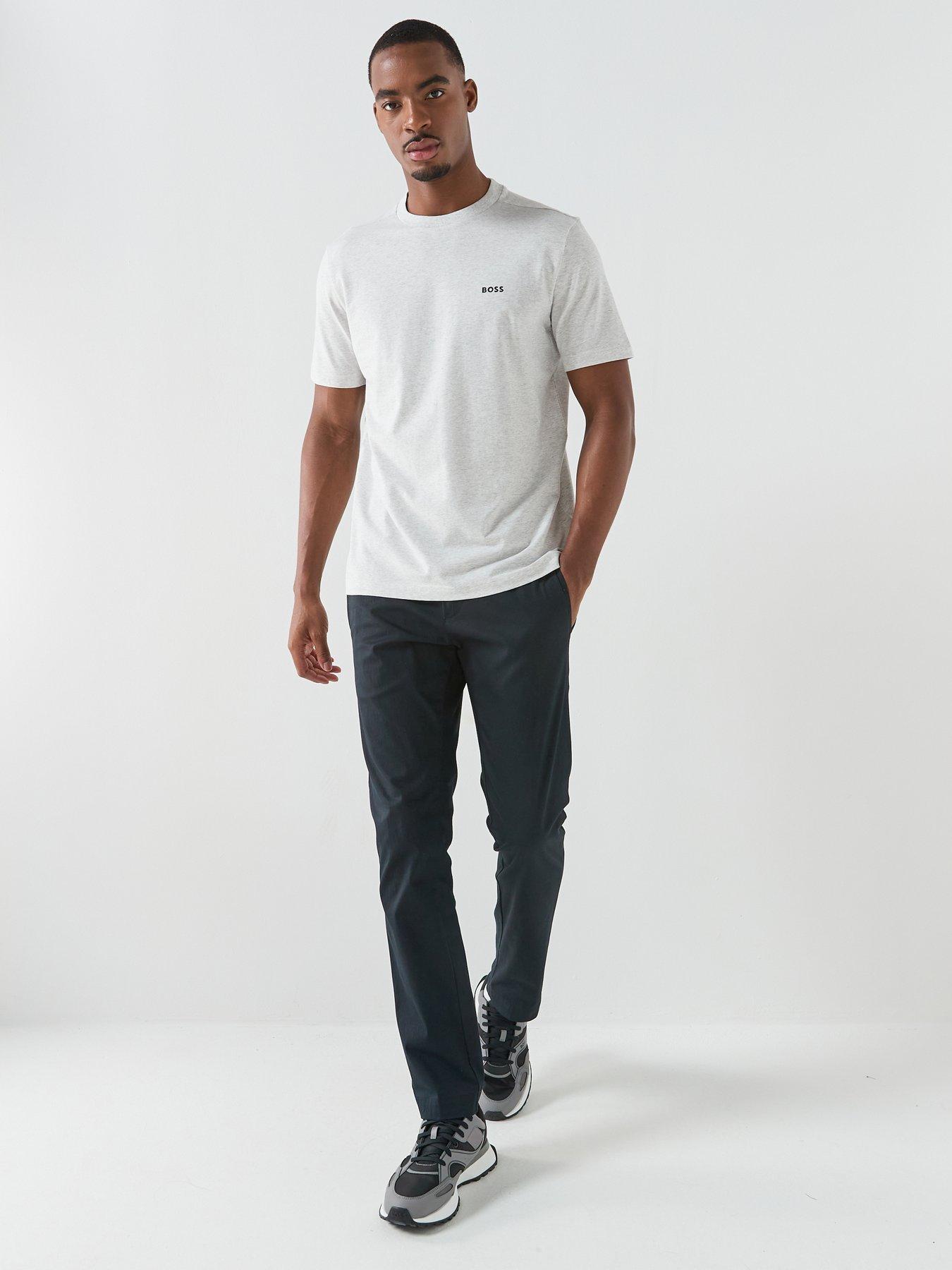 Image 3 of 4 of BOSS Tee Regular Fit T-Shirt - Light Grey