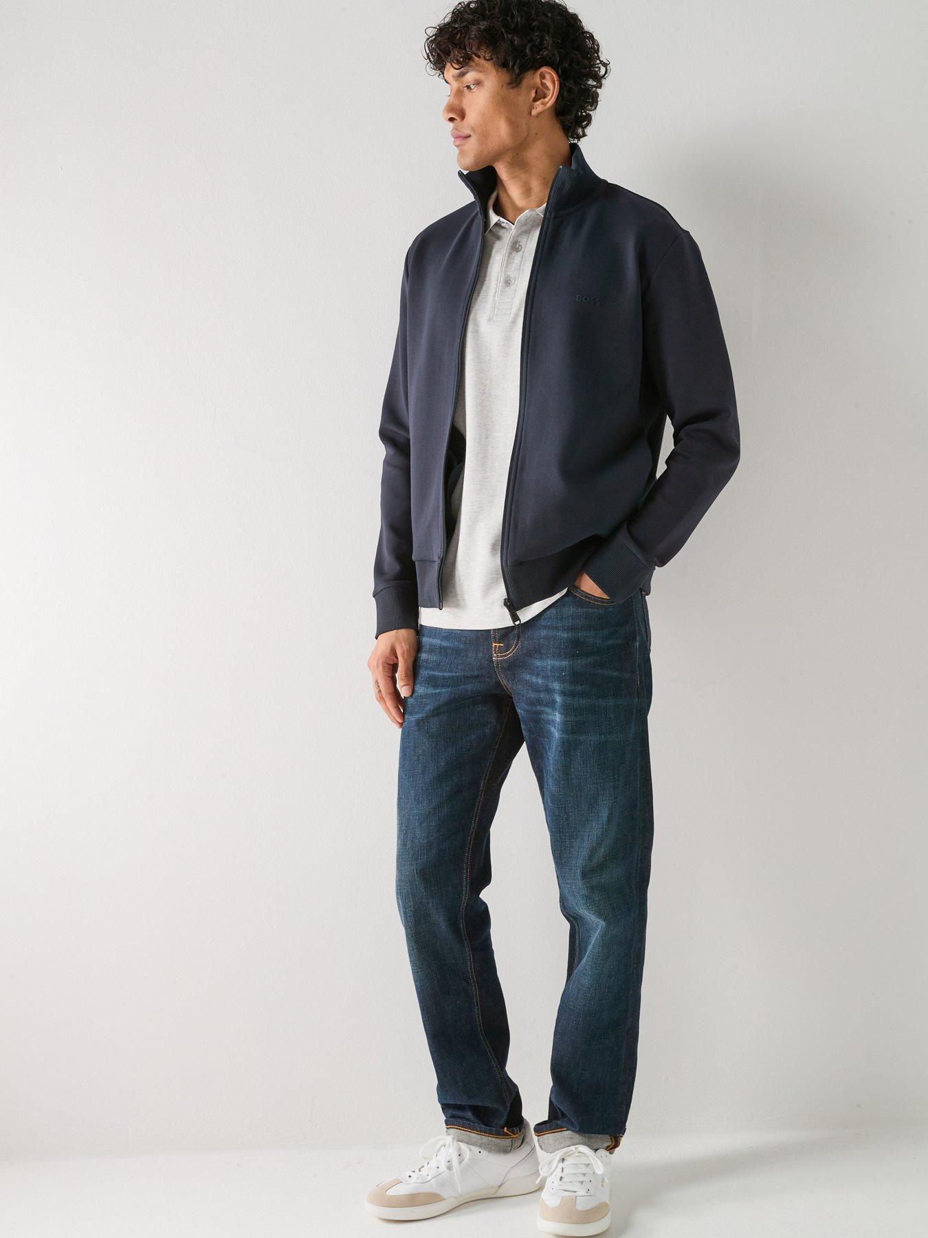Image 3 of 6 of BOSS Skaz Full Zip Jacket - Navy