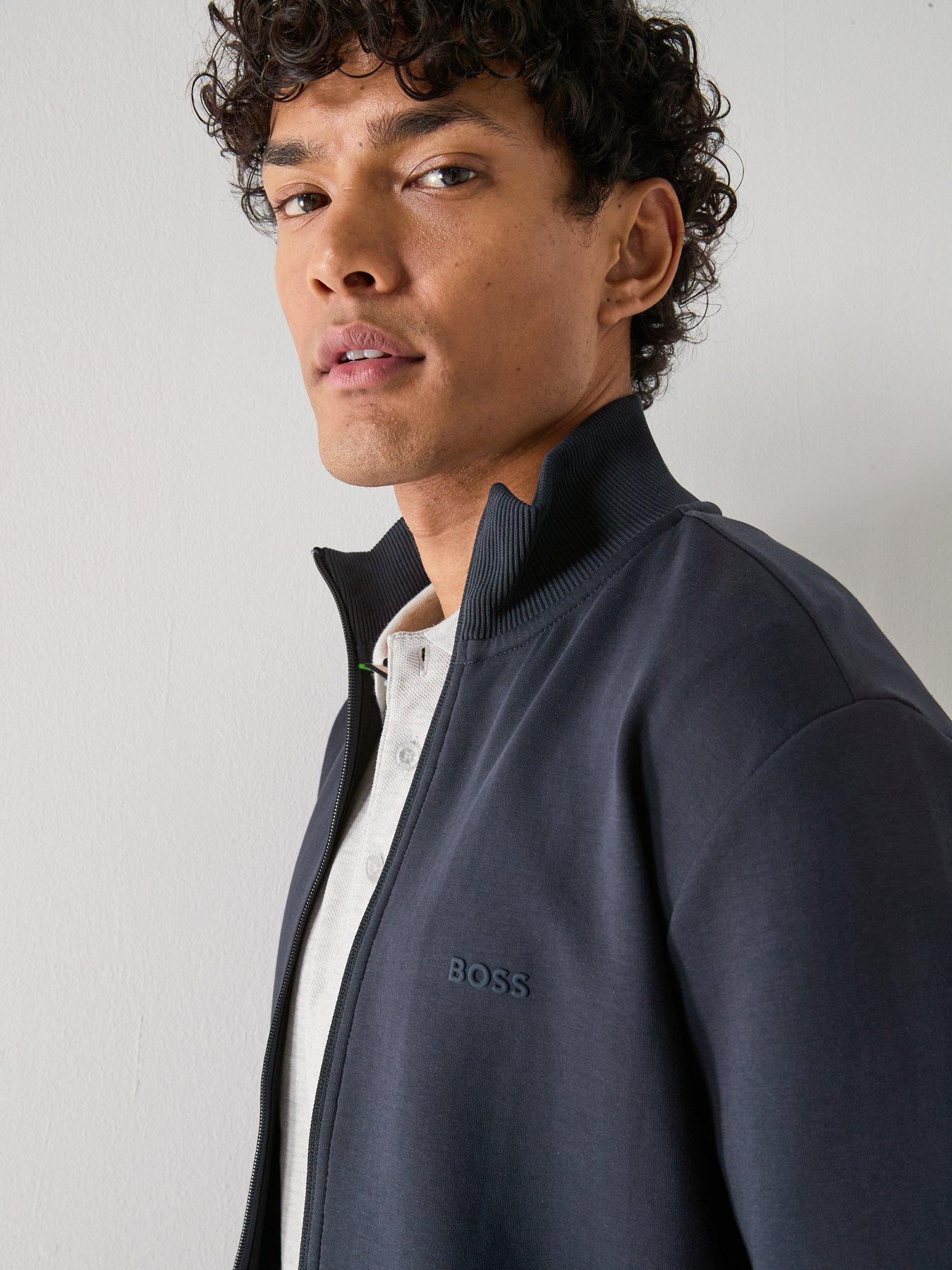 Image 4 of 6 of BOSS Skaz Full Zip Jacket - Navy