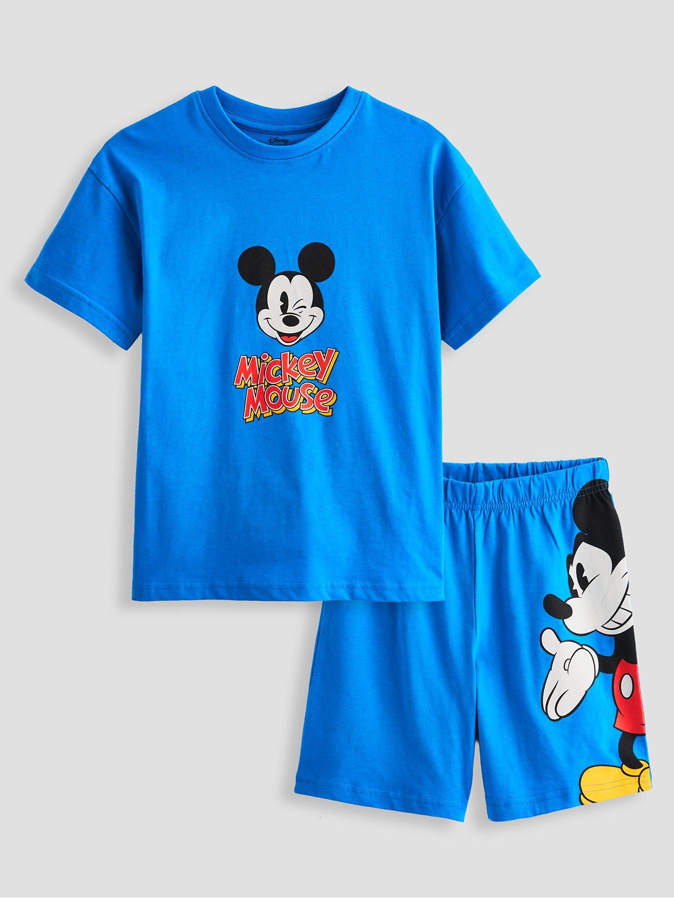 Image 2 of 5 of The Very Collection Mickey Mouse 2 Pack Shortie Pyjamas - Multi