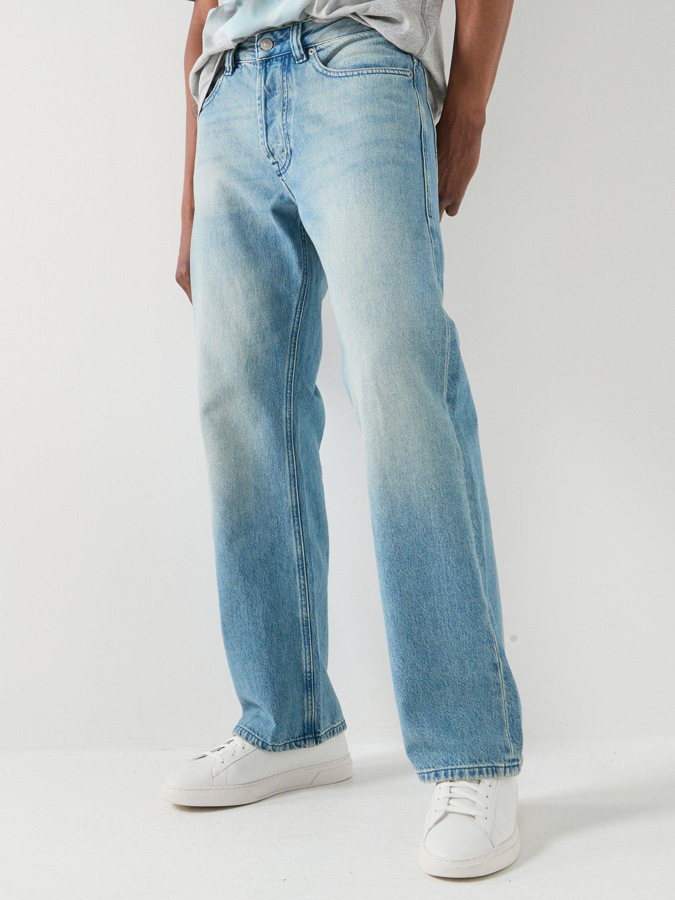 Diesel D-Eeper Relaxed Straight Fit Jeans - Blue