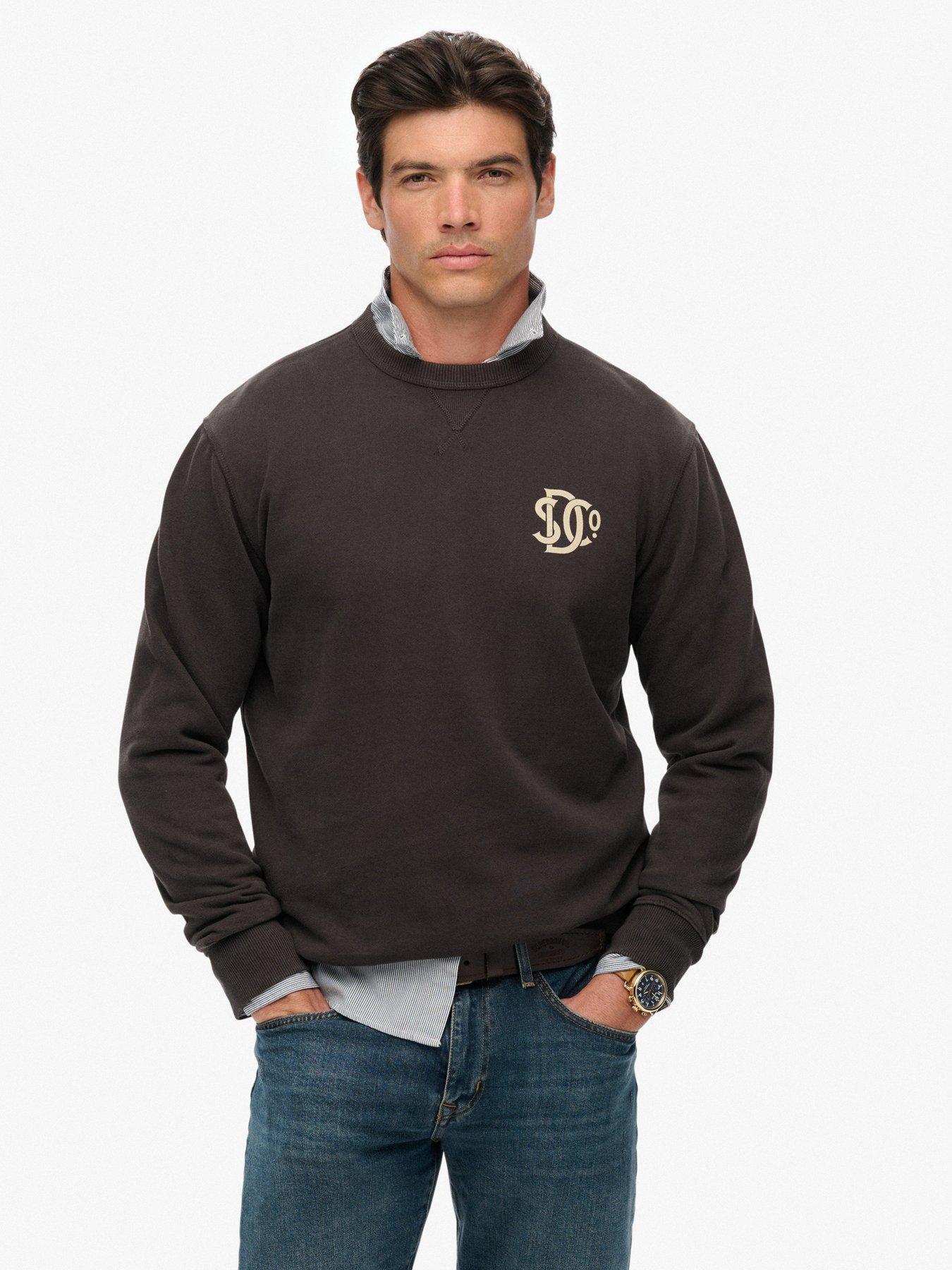 Superdry Merchant Graphic Sweatshirt - Brown