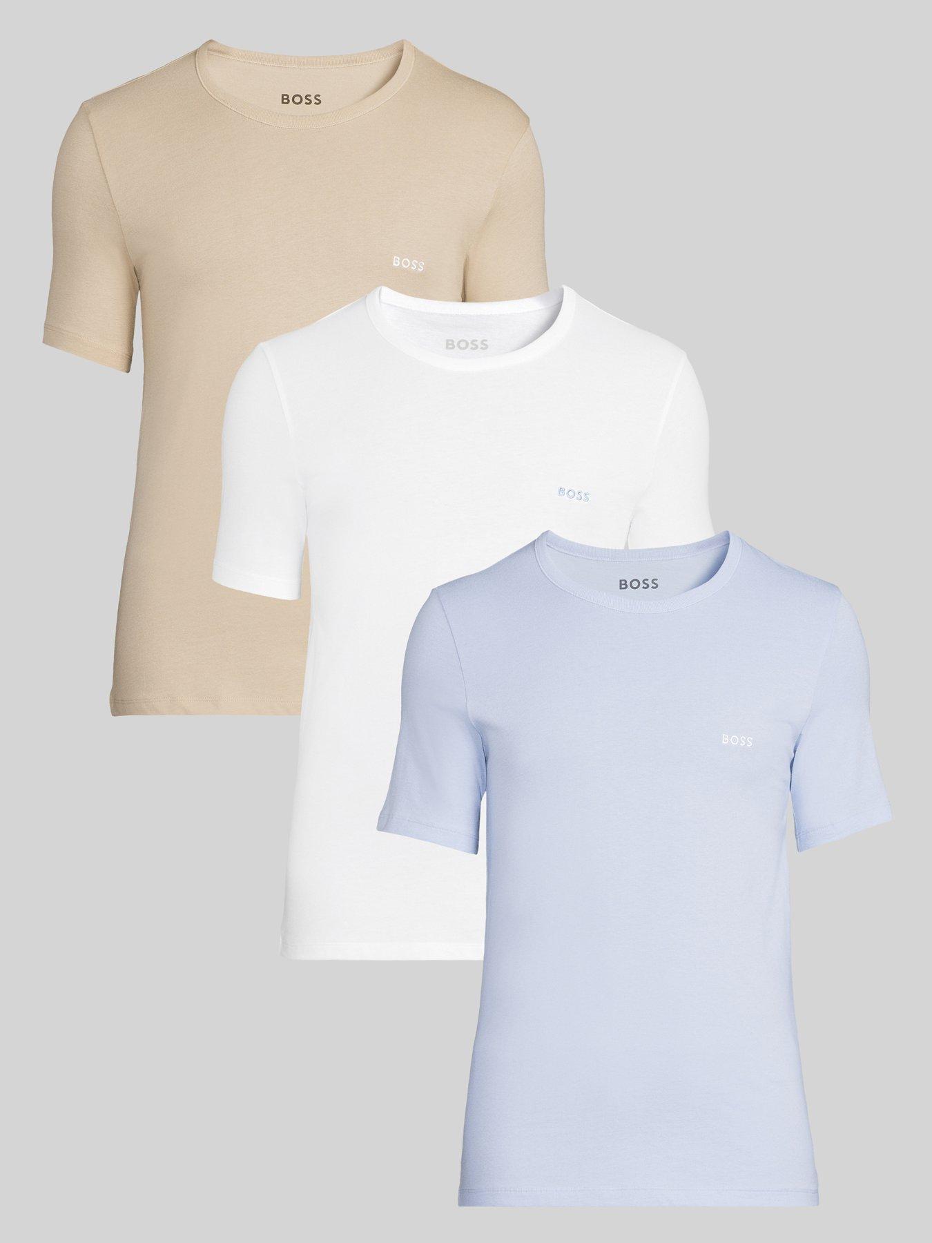 Image 1 of 6 of BOSS 3 Pack T-Shirt - Assorted