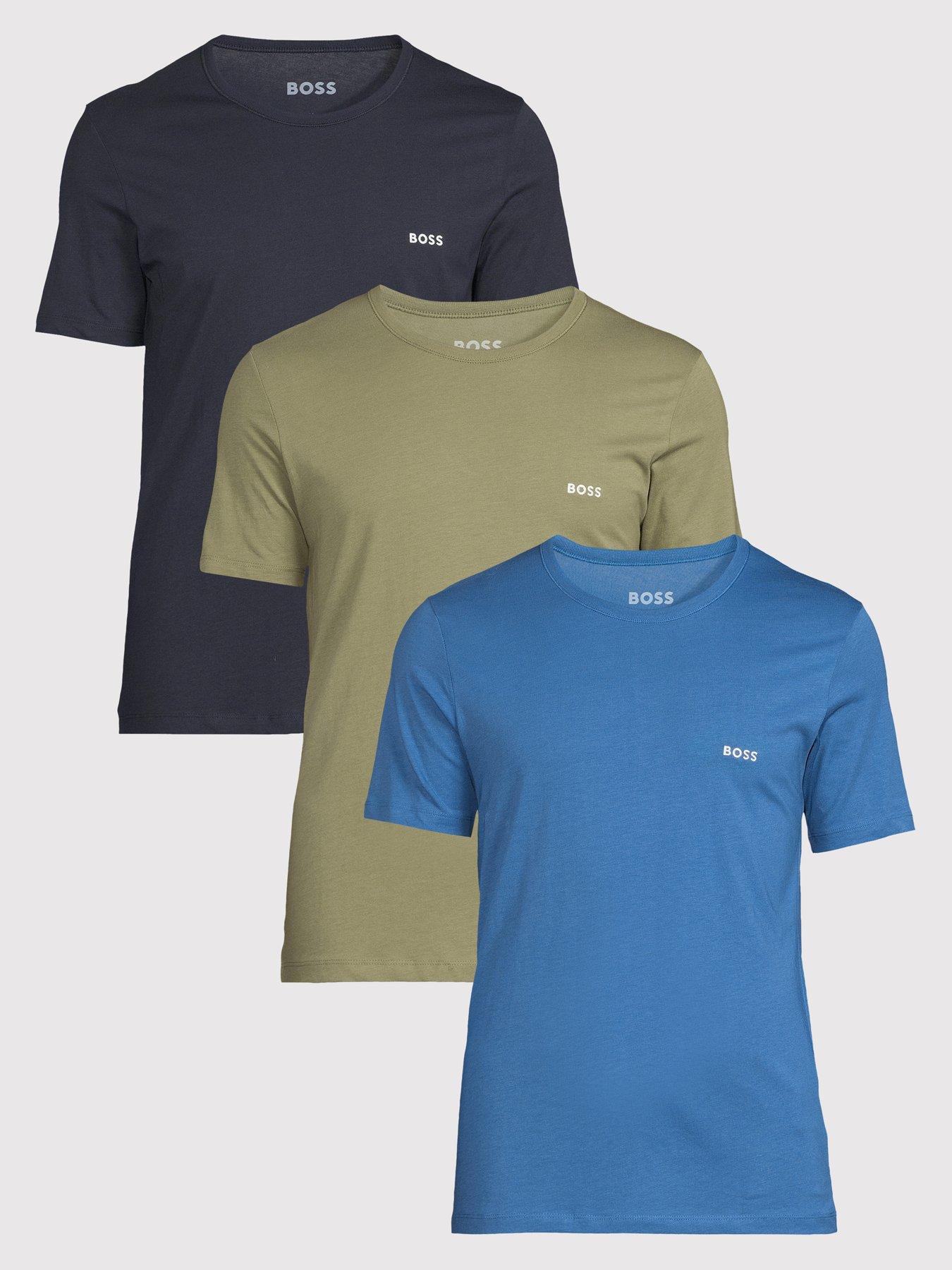 Image 1 of 5 of BOSS 3 Pack T-Shirt - Assorted